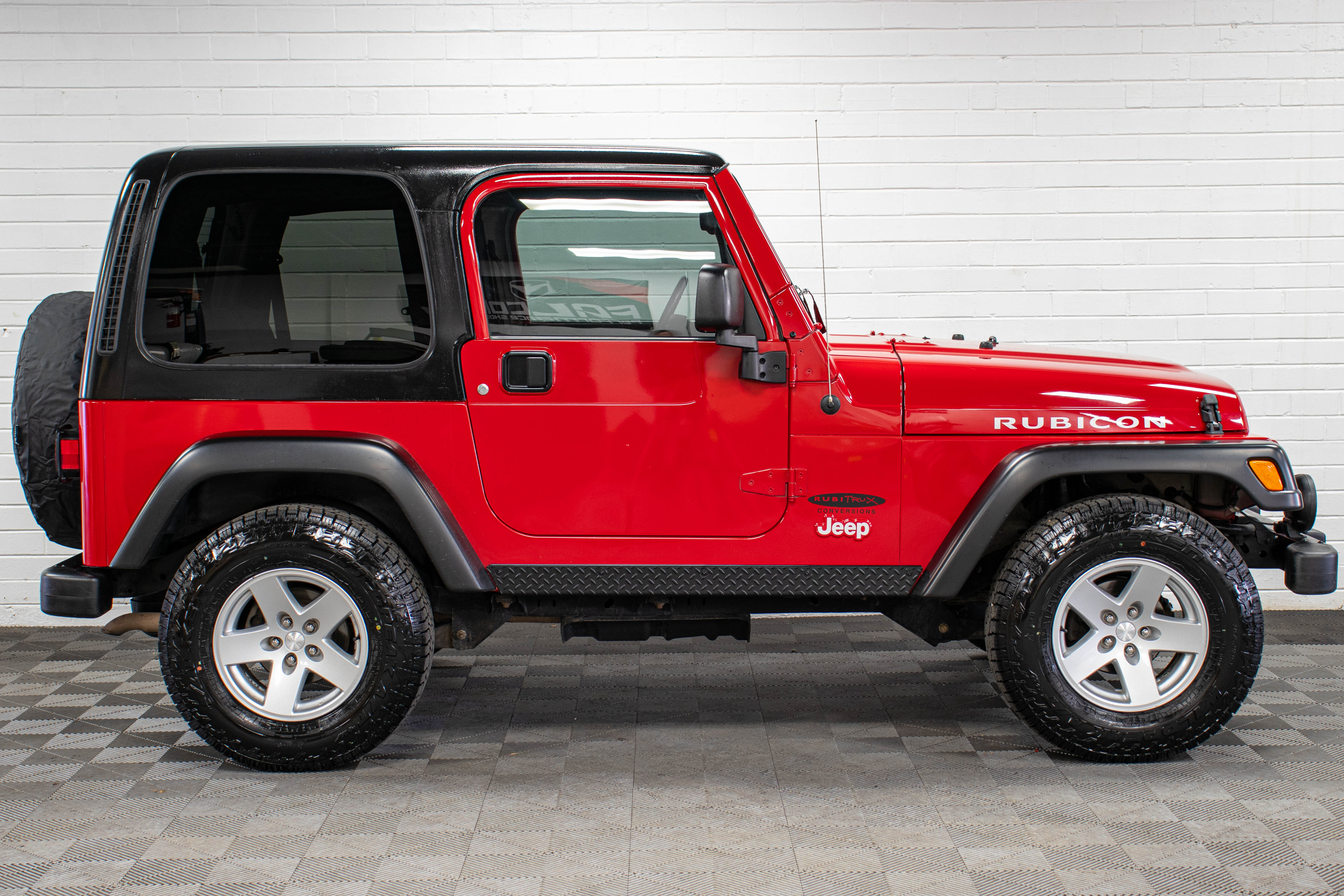 Pre-Owned 2006 Jeep Wrangler TJ Rubicon Hard Top Flame Red, 56k Miles