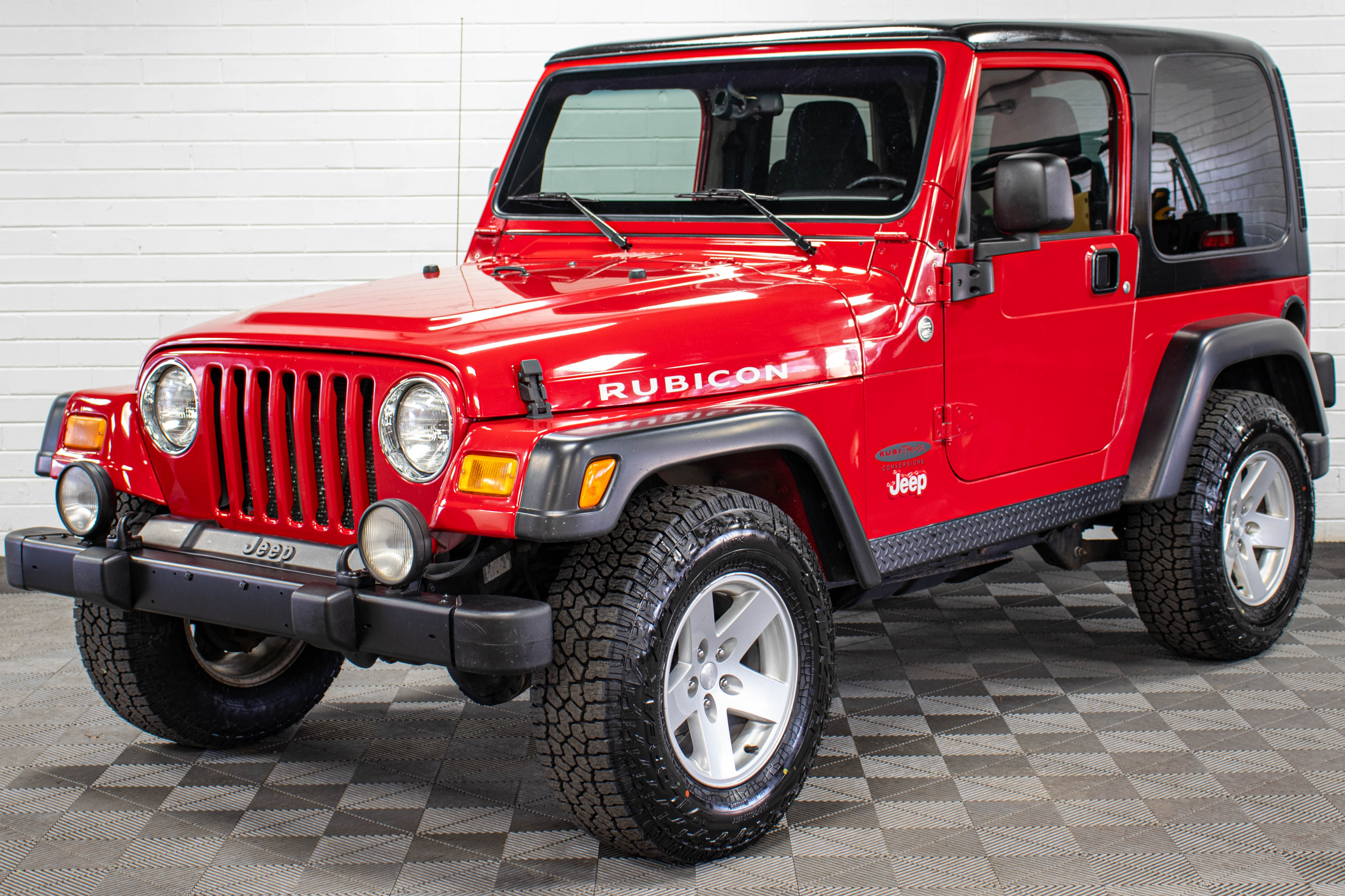 Pre-Owned 2006 Jeep Wrangler TJ Rubicon Hard Top Flame Red, 56k Miles