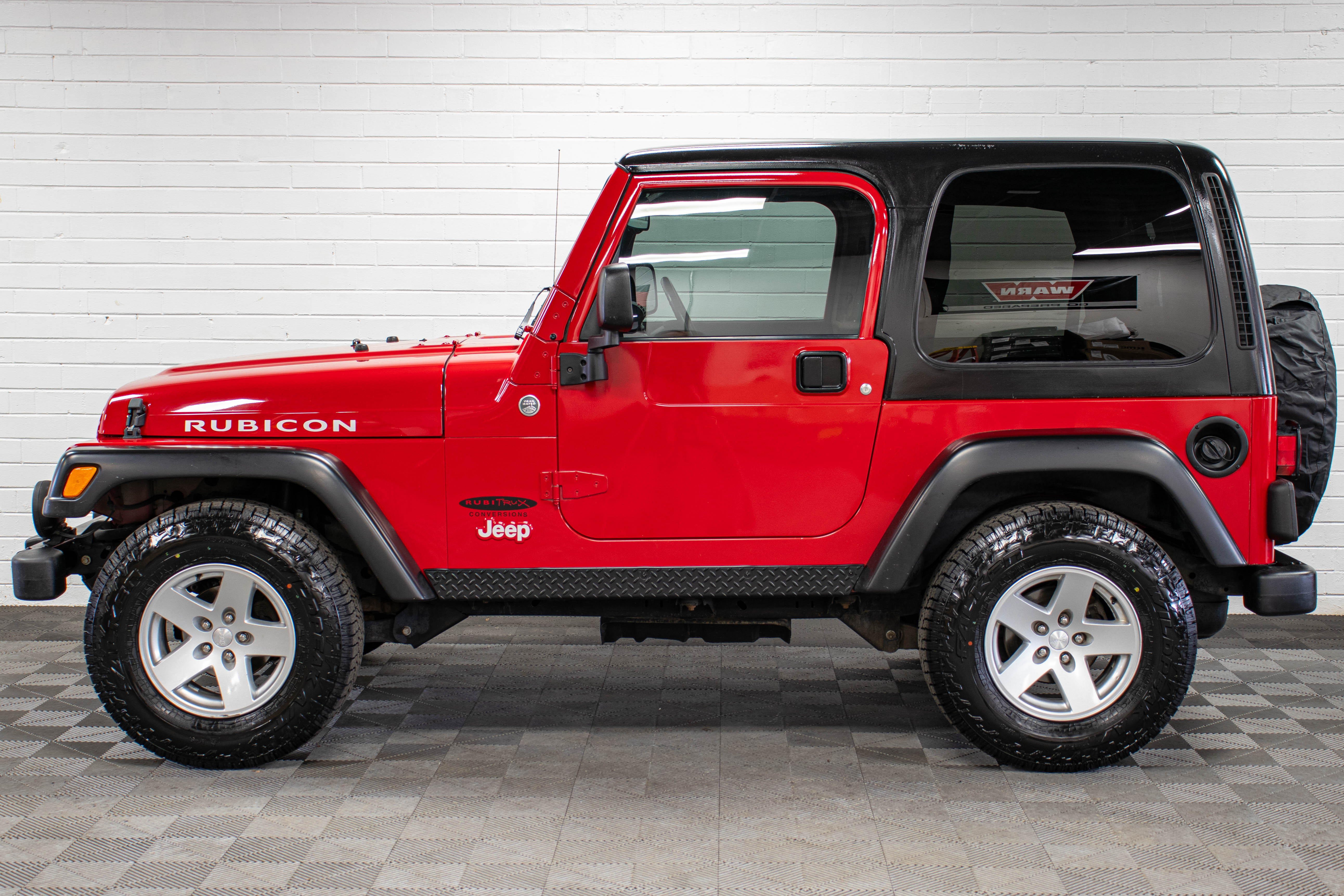 Pre-Owned 2006 Jeep Wrangler TJ Rubicon Hard Top Flame Red, 56k Miles