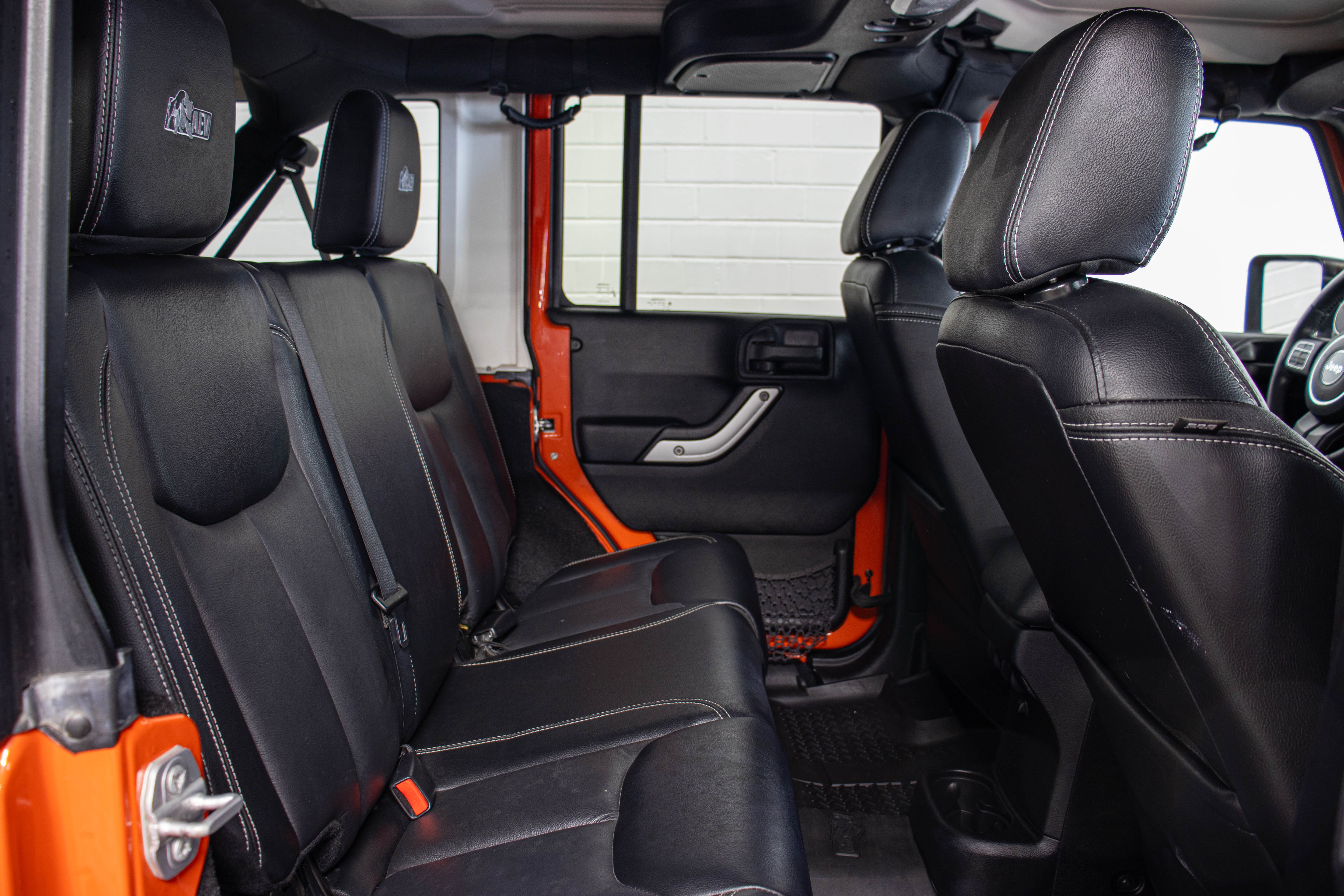 Pre-Owned 2015 Jeep Wrangler JK Unlimited Rubicon AEV JK350 Hard Top Sunset Orange, 53k Miles