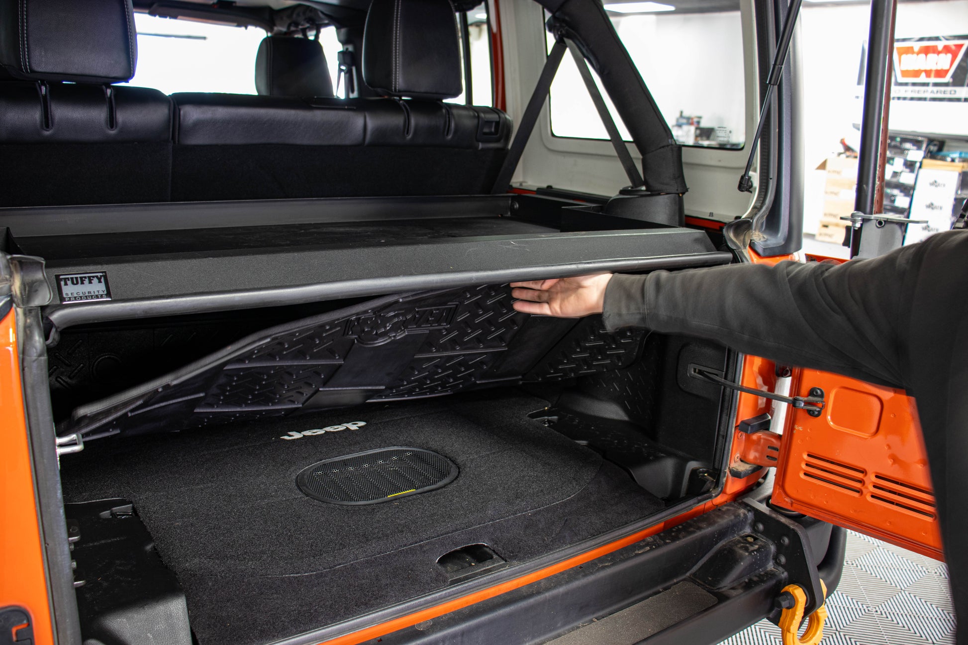 Pre-Owned 2015 Jeep Wrangler JK Unlimited Rubicon AEV JK350 Hard Top Sunset Orange, 53k Miles