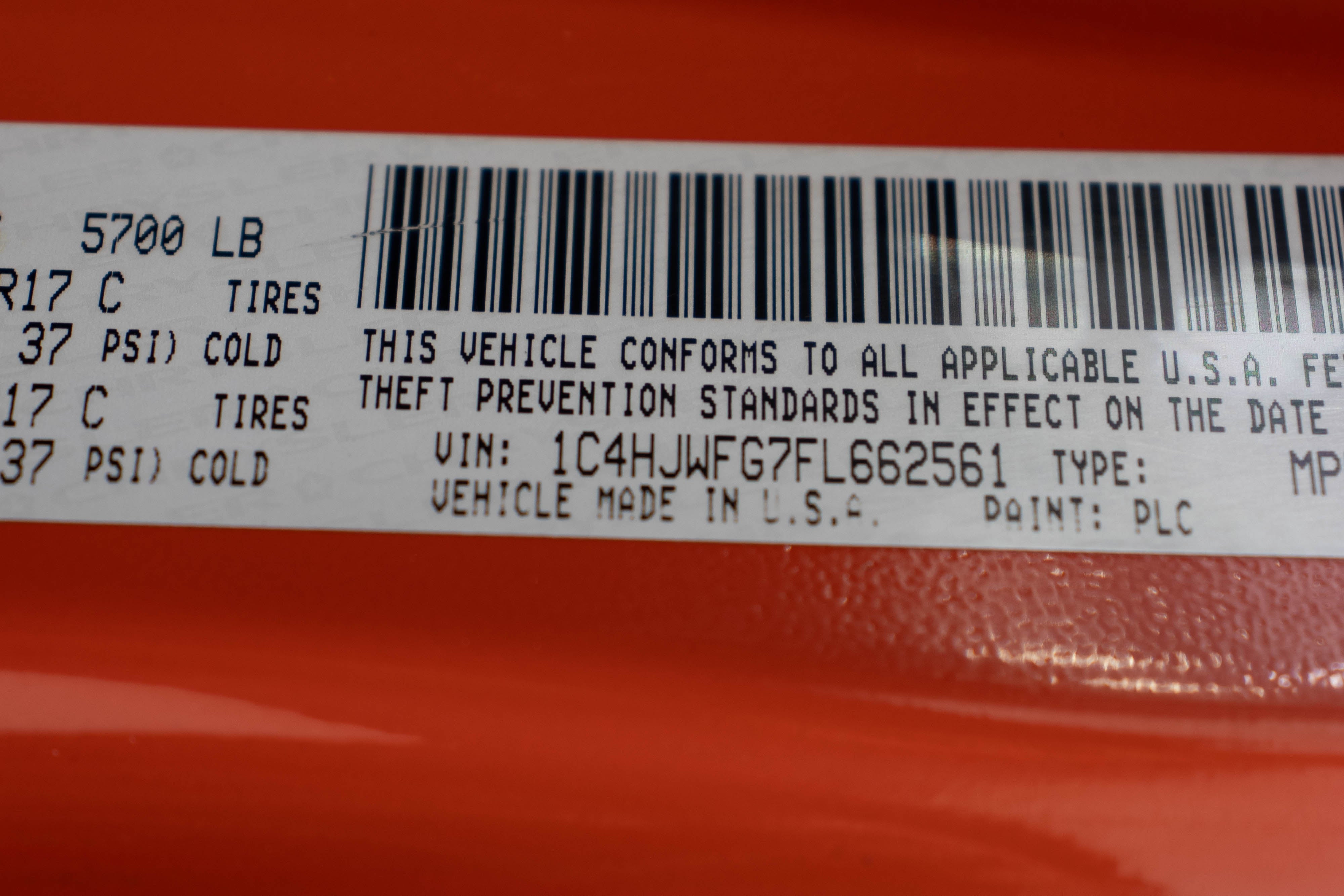 Pre-Owned 2015 Jeep Wrangler JK Unlimited Rubicon AEV JK350 Hard Top Sunset Orange, 53k Miles