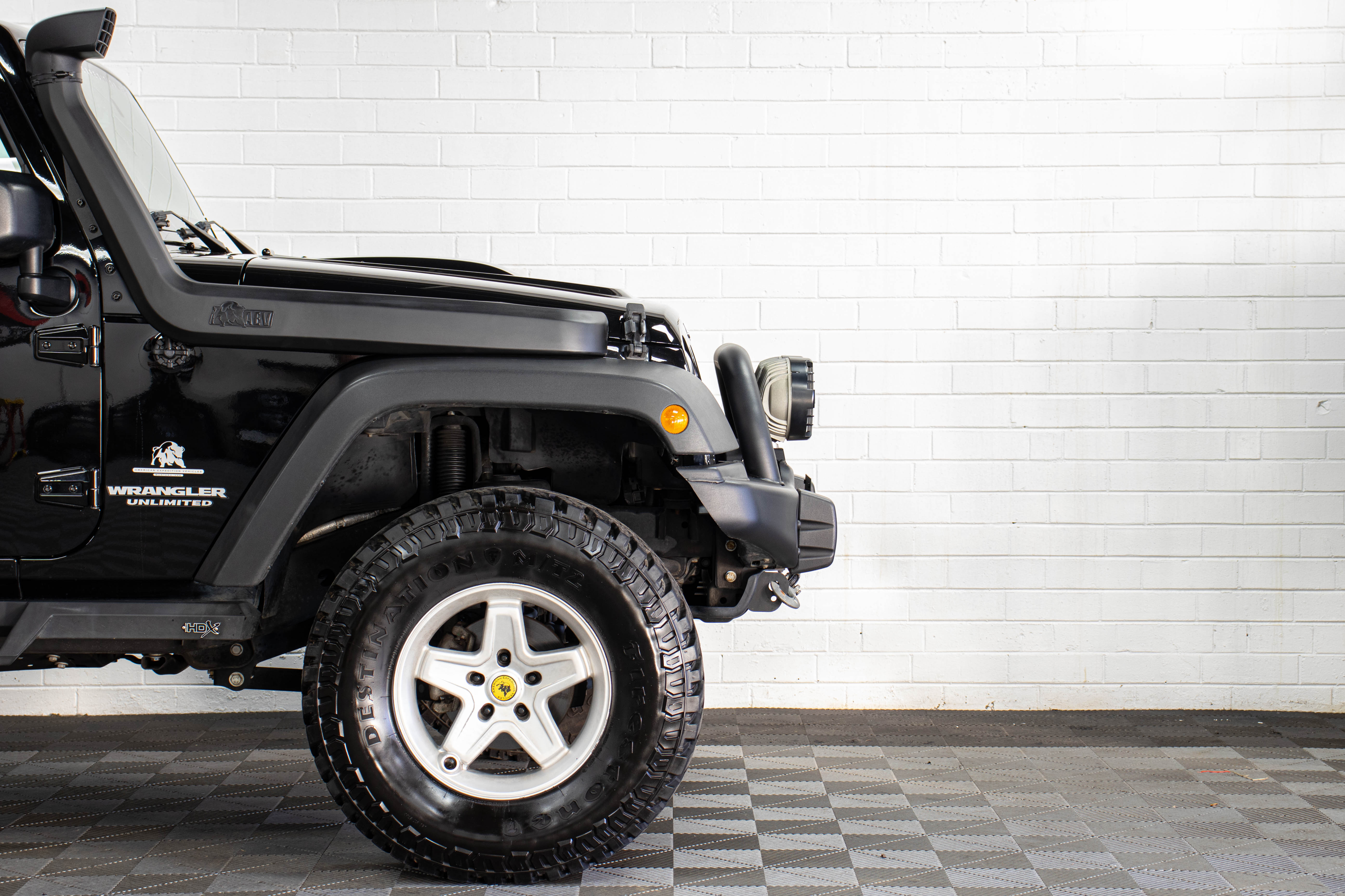 Pre-Owned 2017 Jeep Wrangler JK Unlimited Rubicon AEV 20A JK350 Hard Top Black, 78k Miles