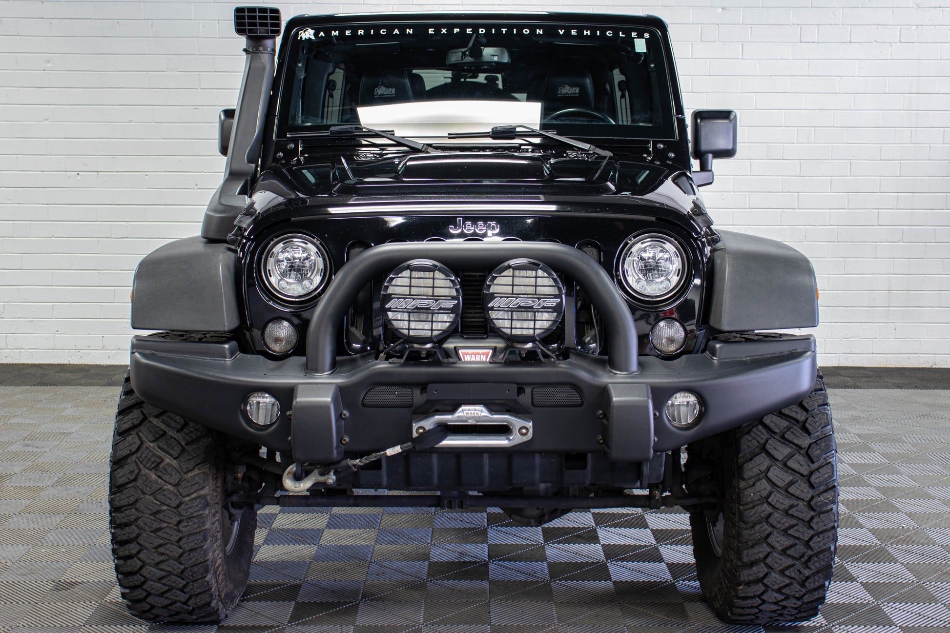 Pre-Owned 2017 Jeep Wrangler JK Unlimited Rubicon AEV 20A JK350 Hard Top Black, 78k Miles