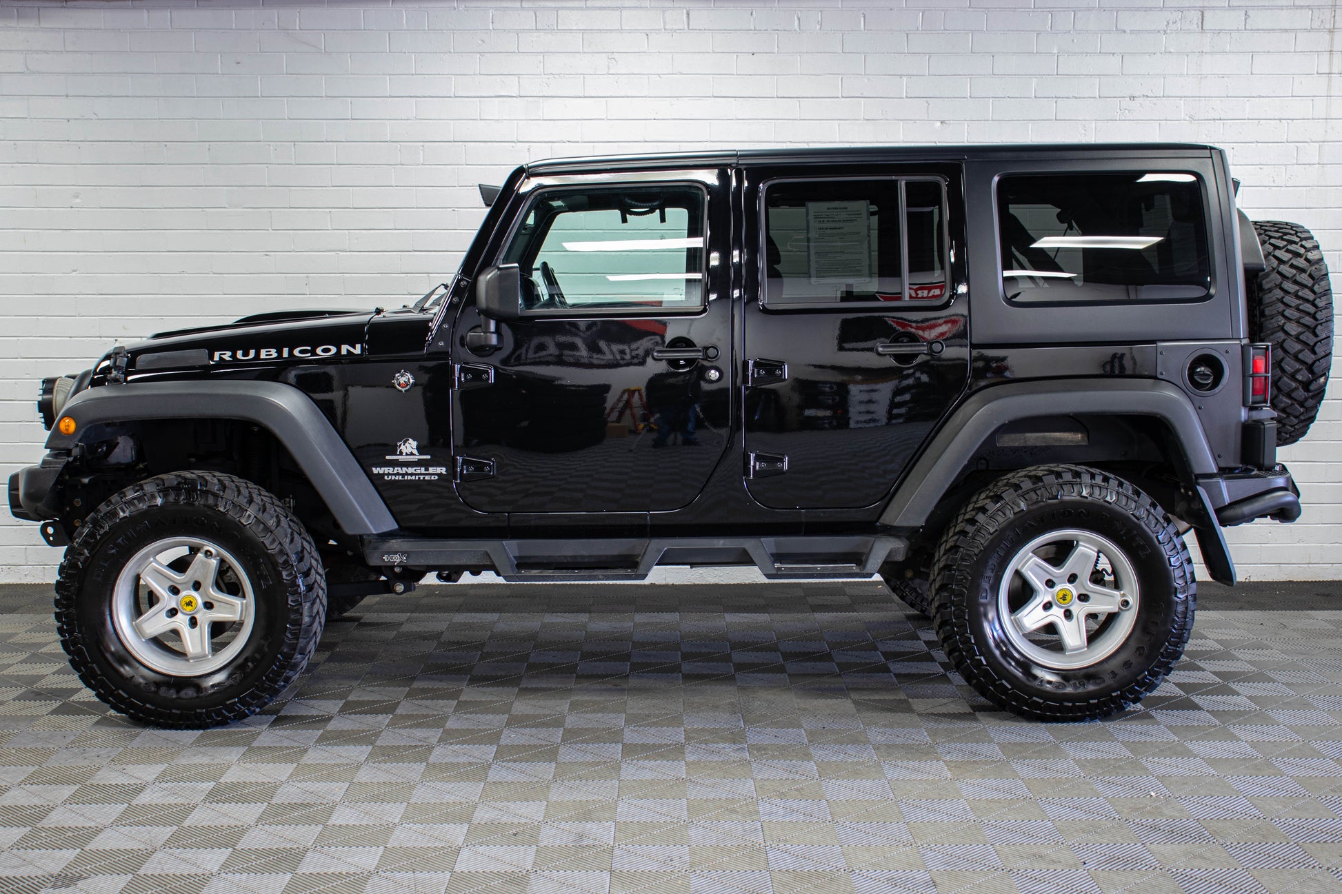 Pre-Owned 2017 Jeep Wrangler JK Unlimited Rubicon AEV 20A JK350 Hard Top Black, 78k Miles