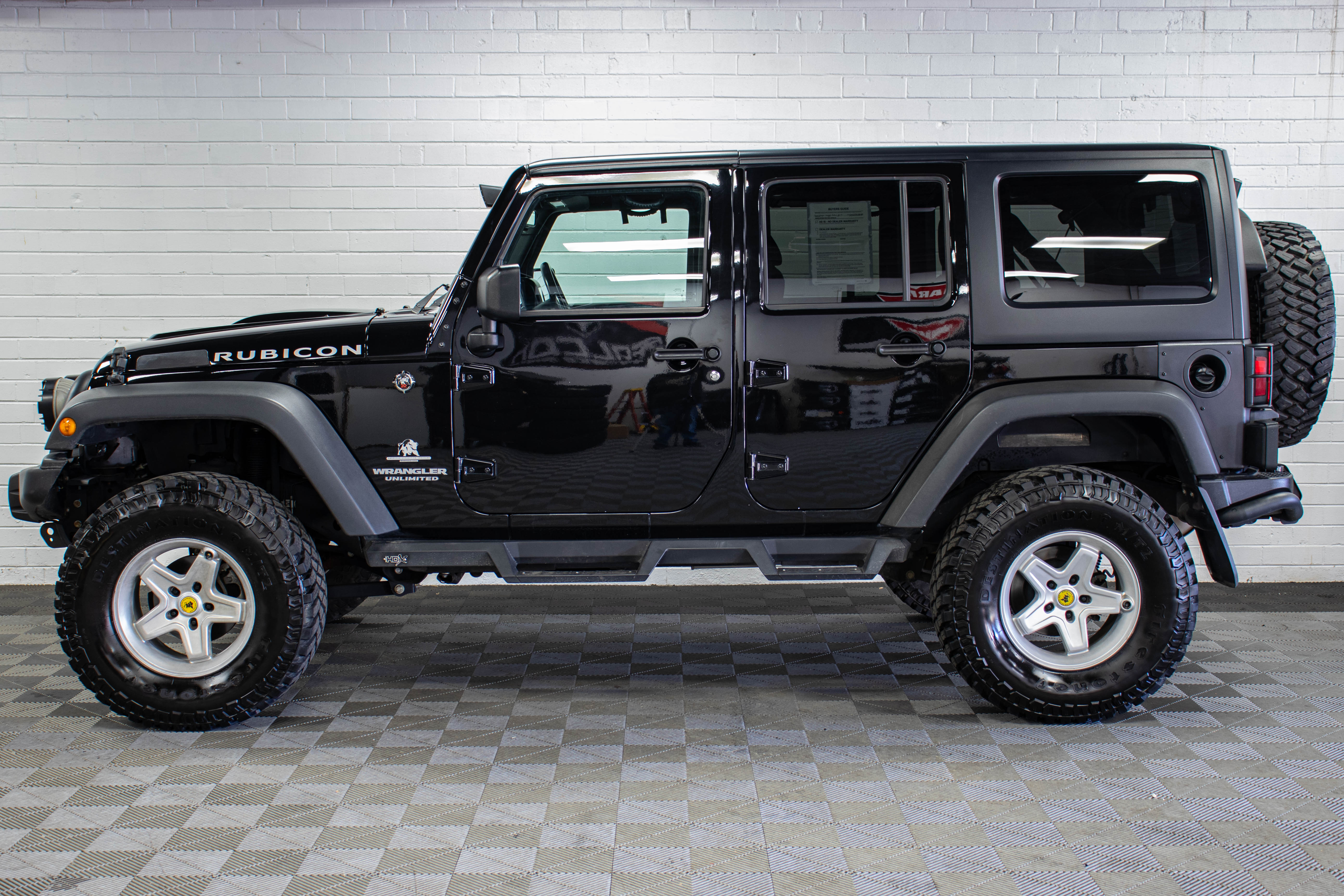 Pre-Owned 2017 Jeep Wrangler JK Unlimited Rubicon AEV 20A JK350 Hard Top Black, 78k Miles