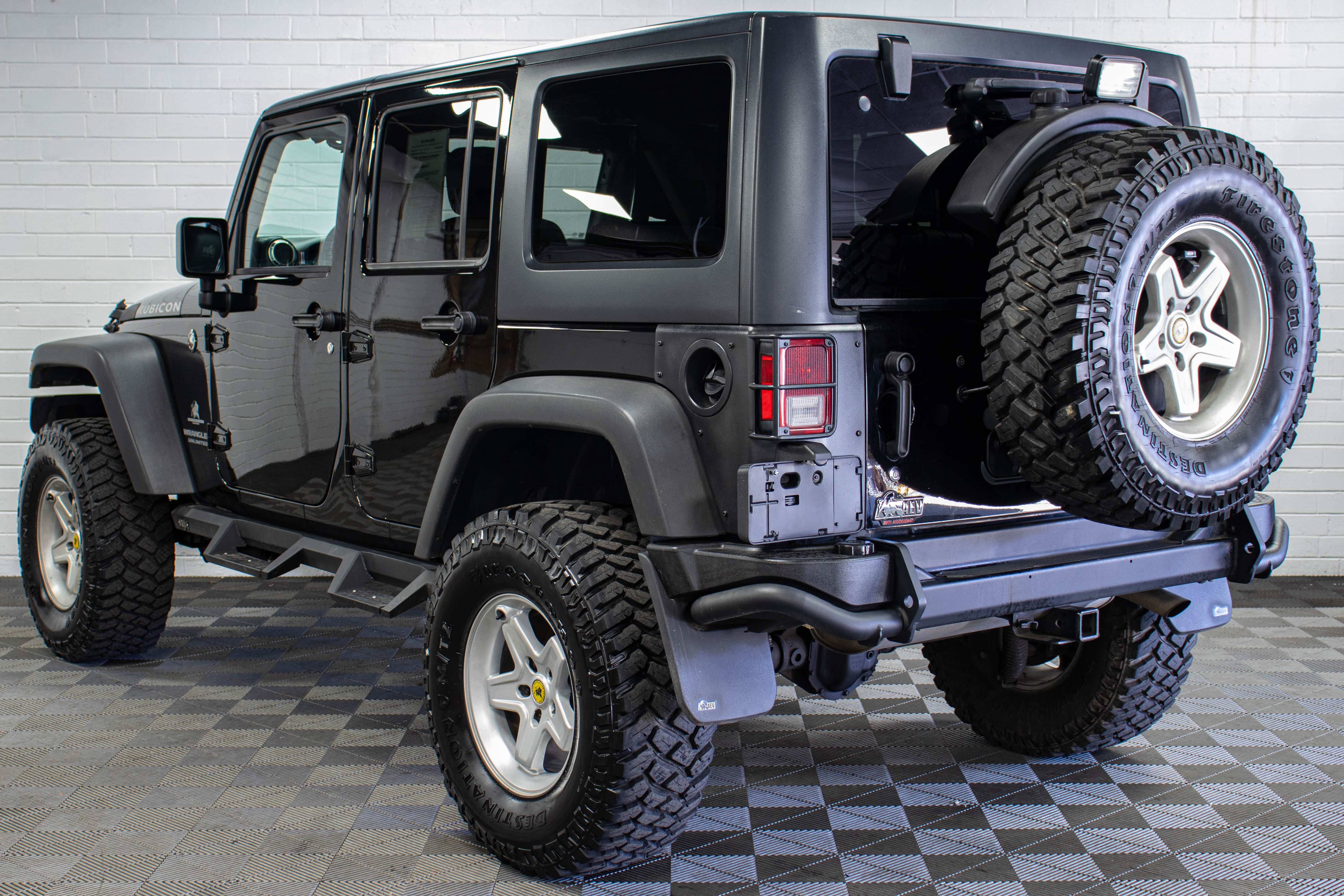 Pre-Owned 2017 Jeep Wrangler JK Unlimited Rubicon AEV 20A JK350 Hard Top Black, 78k Miles