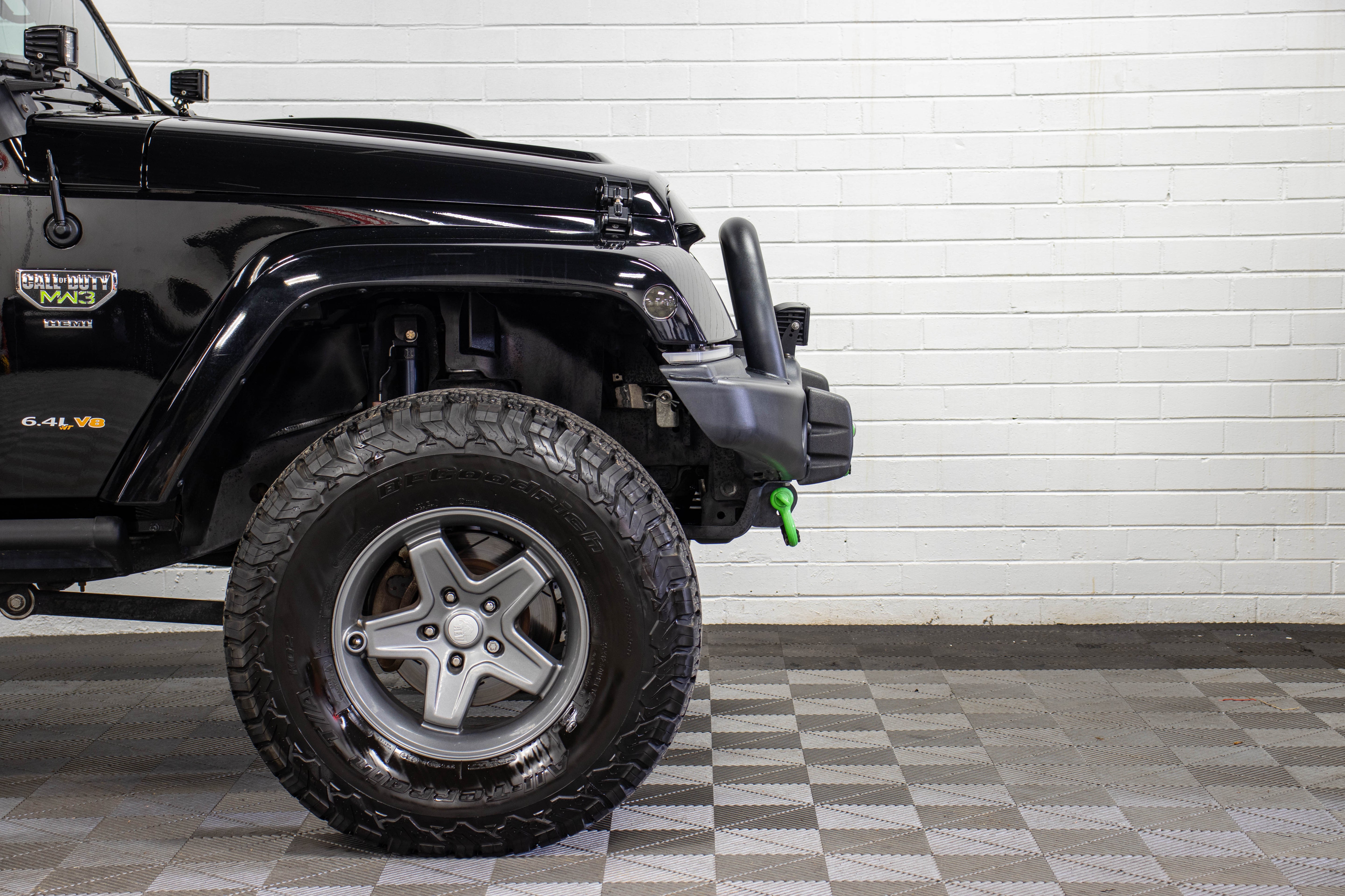 Pre-Owned 2012 Jeep Wrangler JK Unlimited MW3 Rubicon HEMI Hard Top Black, 57k Miles