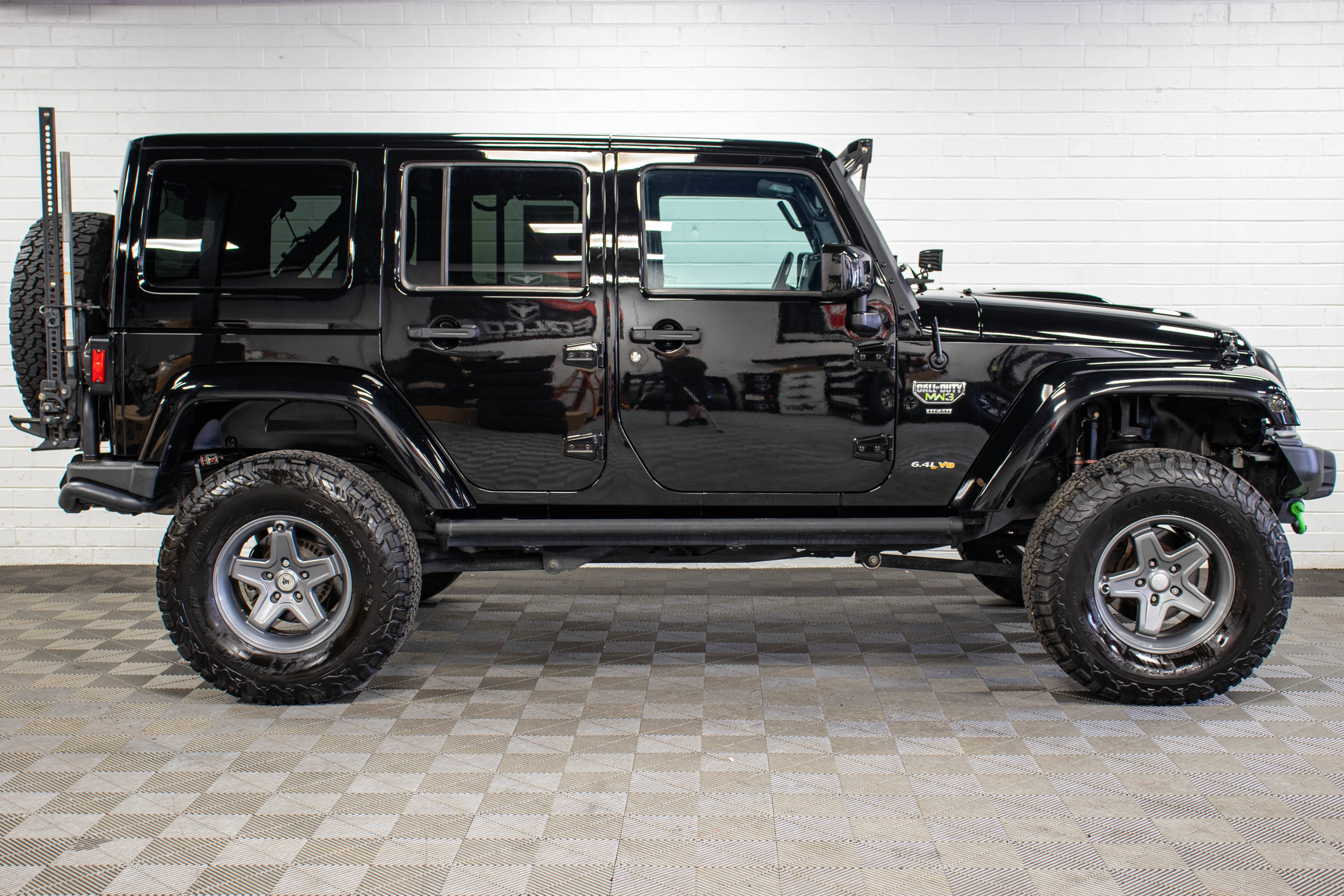 Pre-Owned 2012 Jeep Wrangler JK Unlimited MW3 Rubicon HEMI Hard Top Black, 57k Miles