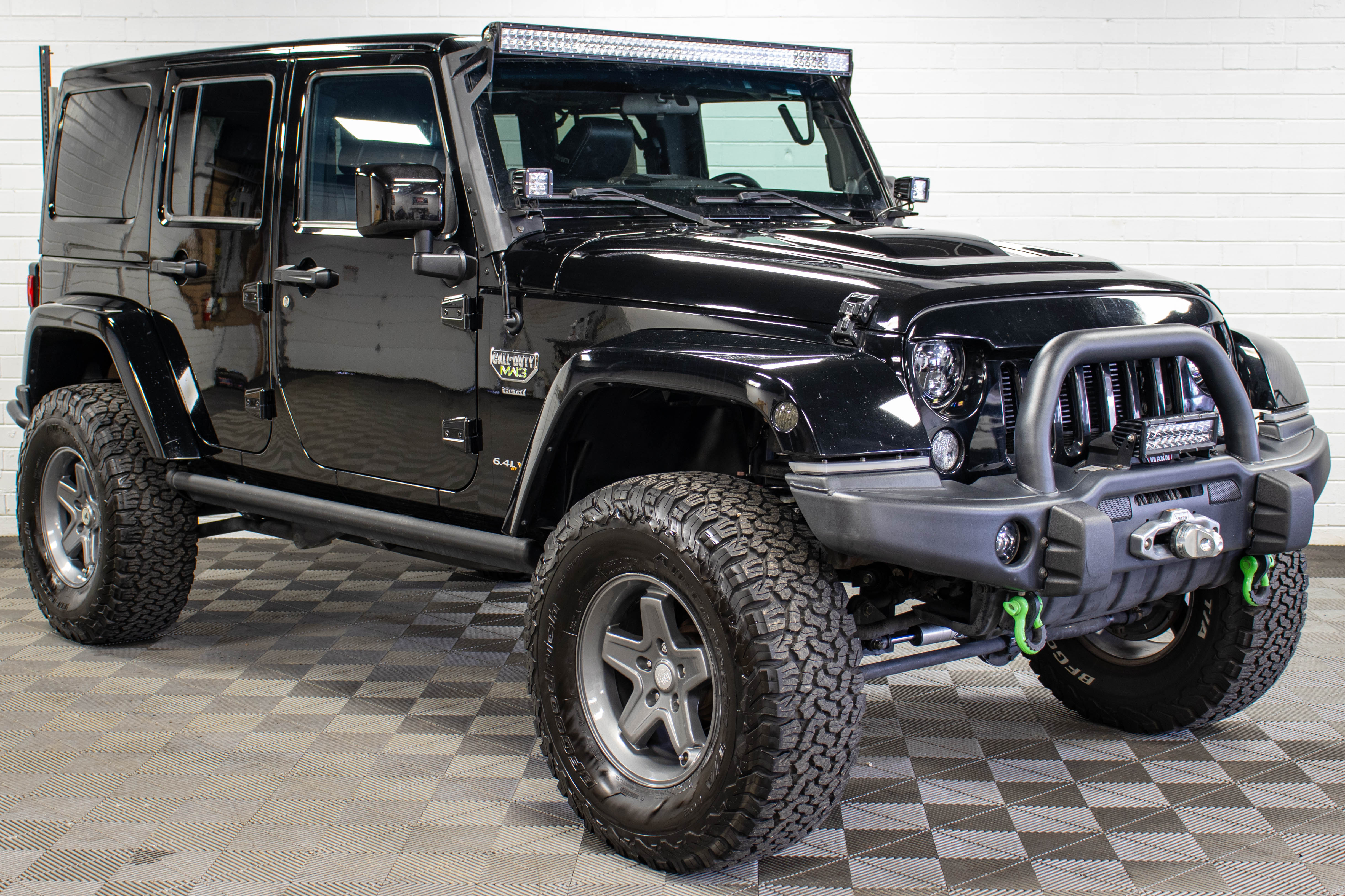 Pre-Owned 2012 Jeep Wrangler JK Unlimited MW3 Rubicon HEMI Hard Top Black, 57k Miles