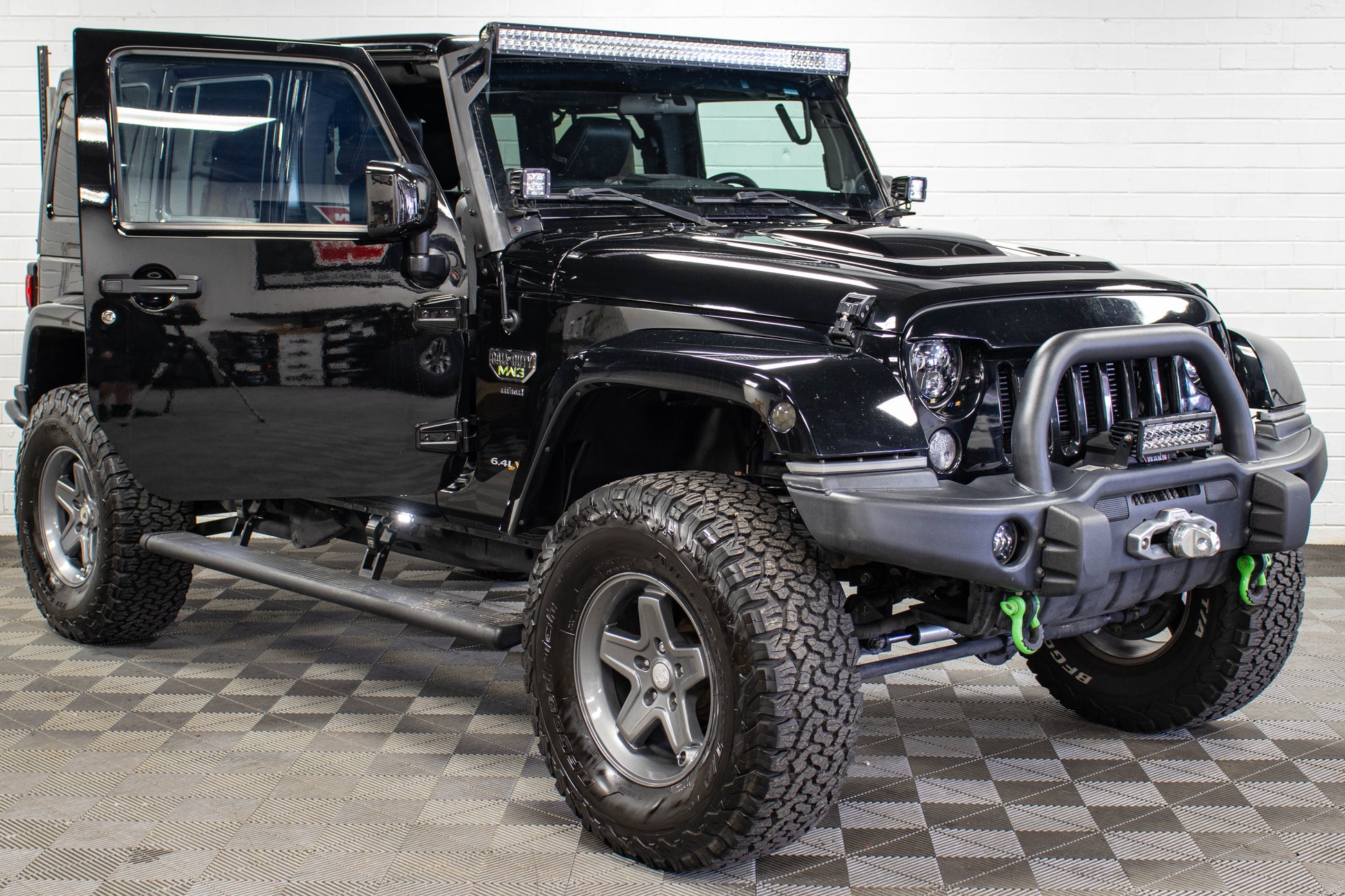 Pre-Owned 2012 Jeep Wrangler JK Unlimited MW3 Rubicon HEMI Hard Top Black, 57k Miles