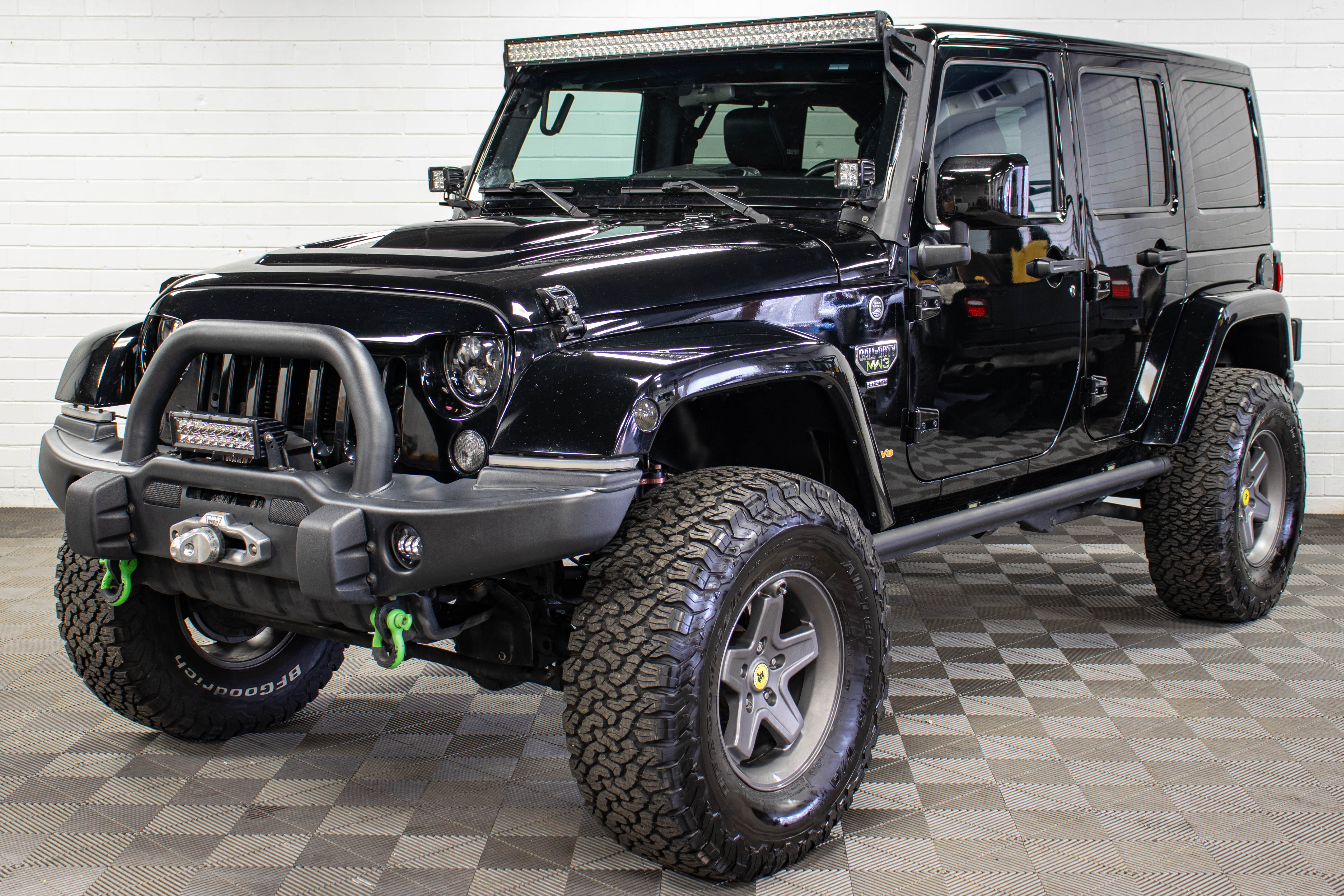 Pre-Owned 2012 Jeep Wrangler JK Unlimited MW3 Rubicon HEMI Hard Top Black, 57k Miles