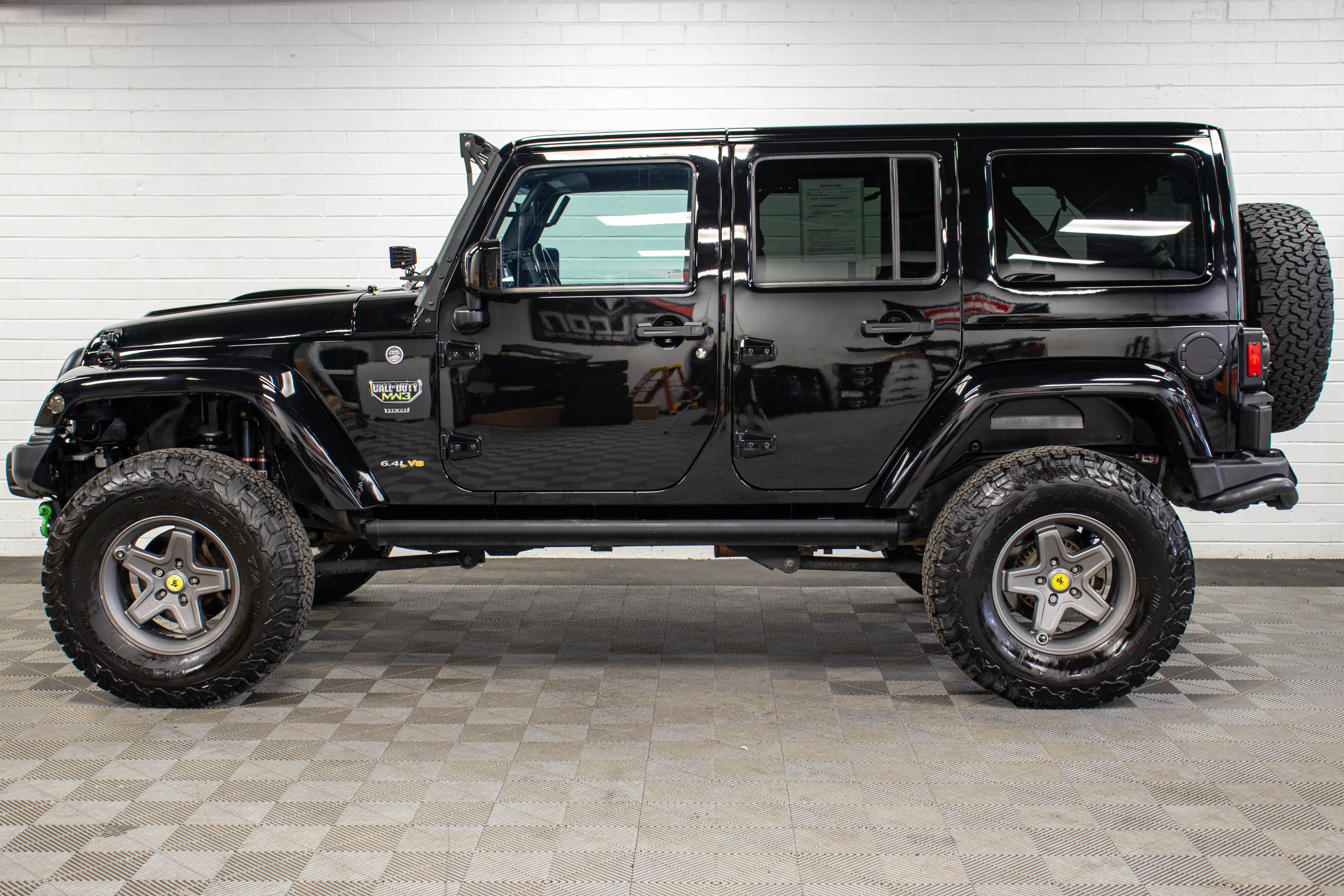 Pre-Owned 2012 Jeep Wrangler JK Unlimited MW3 Rubicon HEMI Hard Top Black, 57k Miles