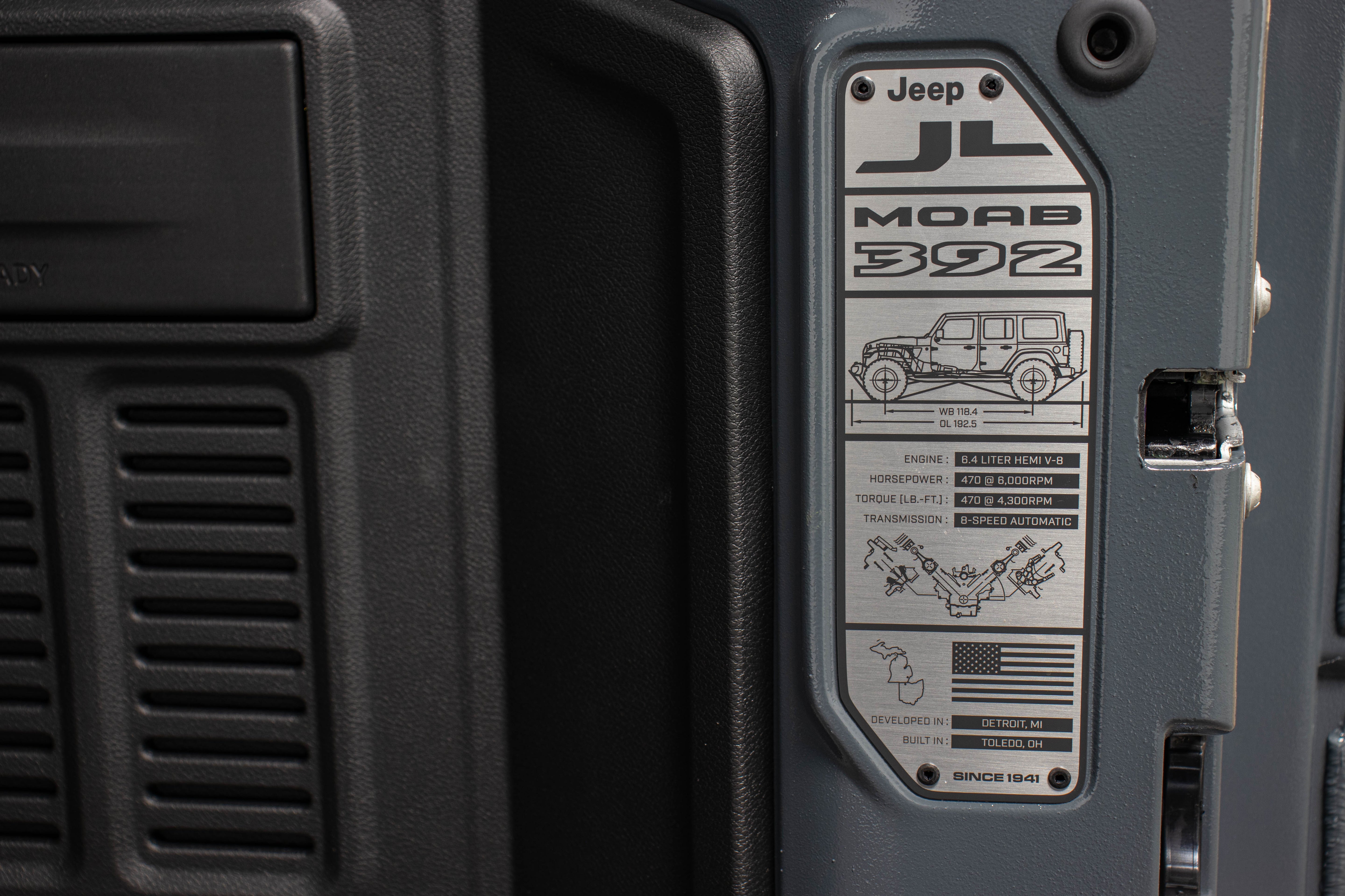 2026 Jeep Wrangler JL Unlimited Moab 392 Power Top Anvil - SOLD