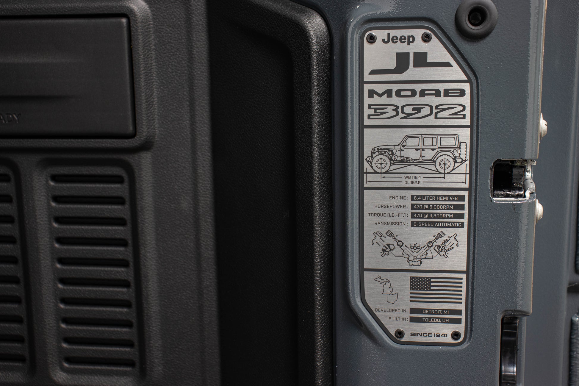 2026 Jeep Wrangler JL Unlimited Moab 392 Power Top Anvil