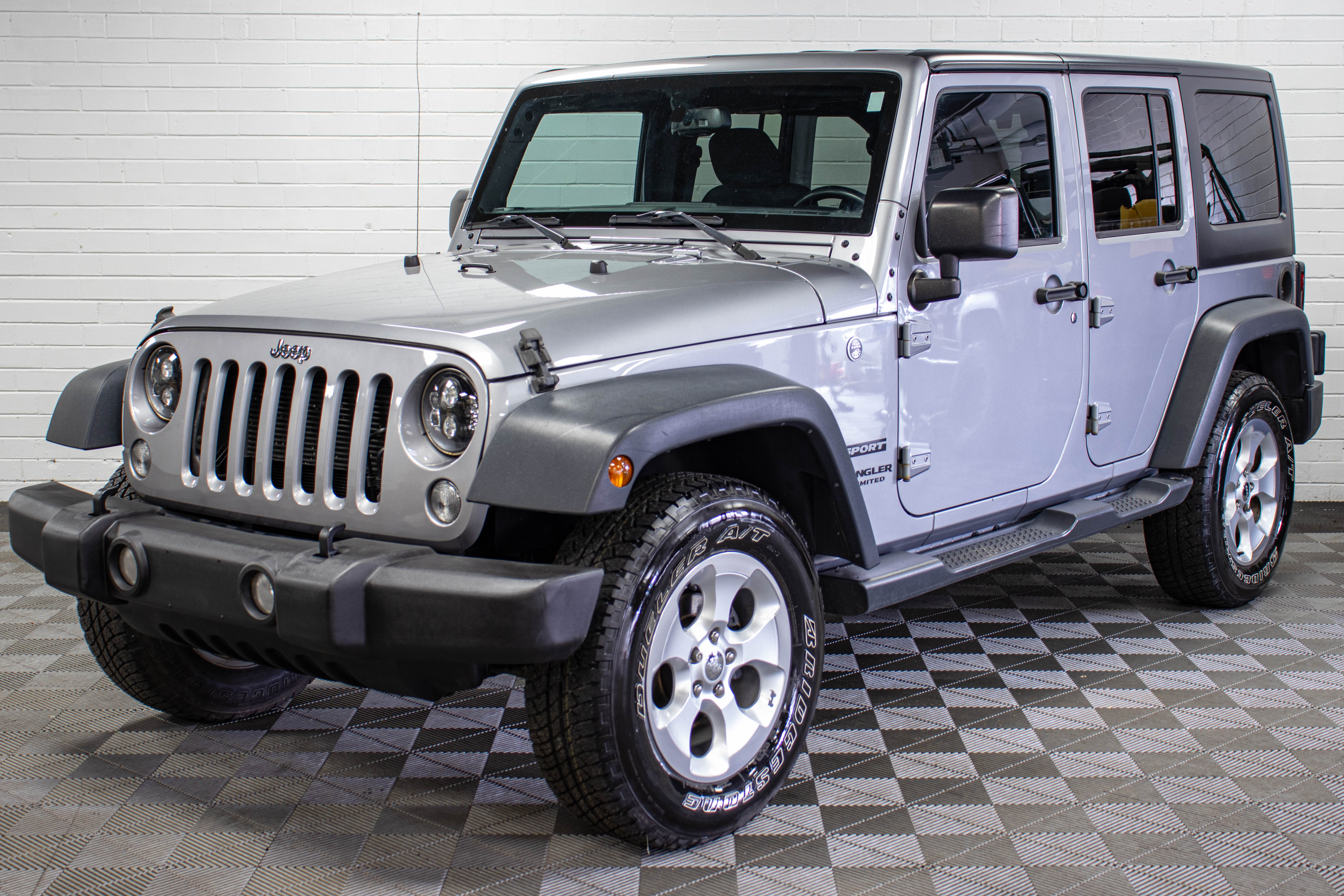 2016 Jeep Wrangler JKU Sport Hard Top Silver, 152k Miles