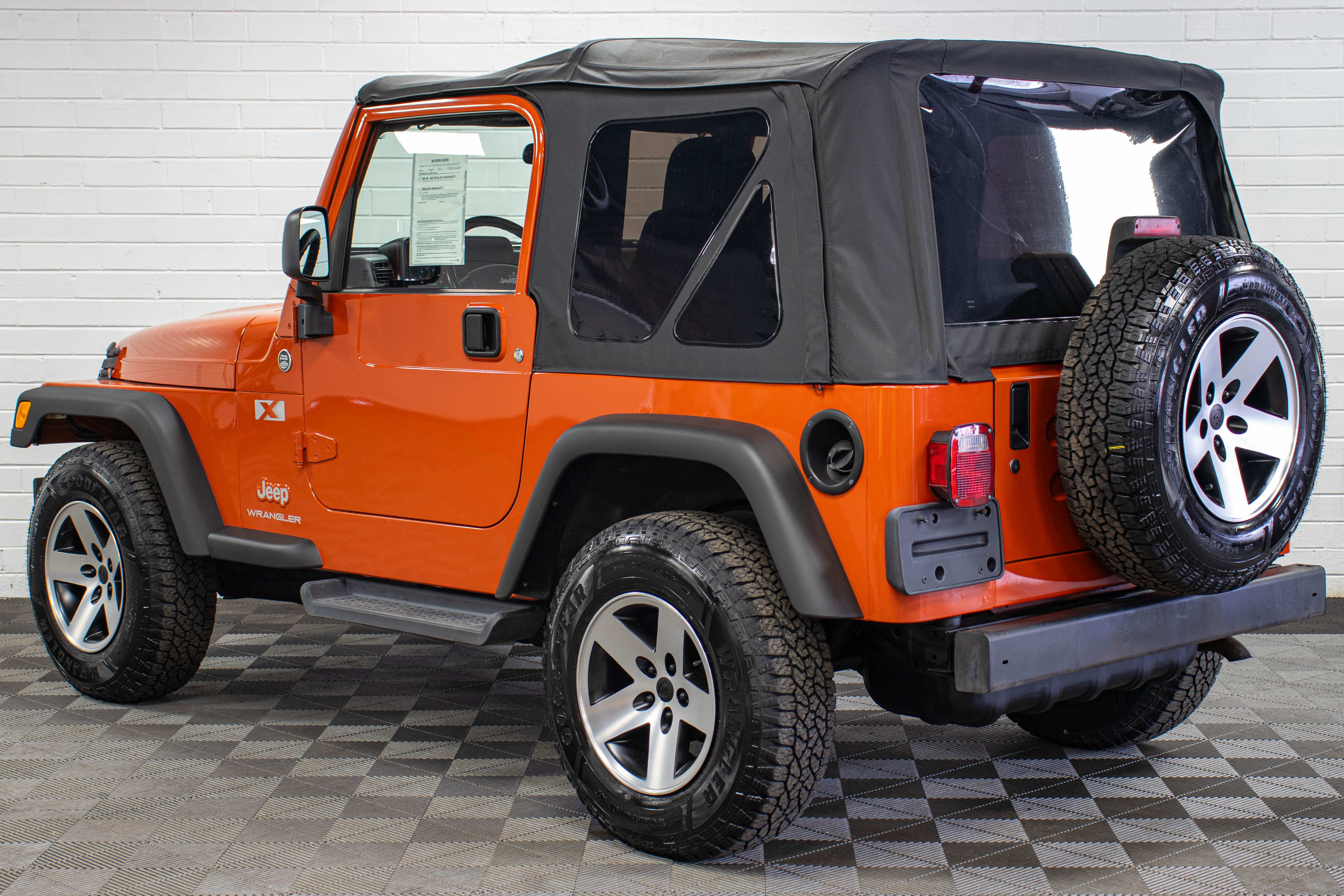 Pre-Owned 2006 Jeep Wrangler TJ X Soft Top Impact Orange - SOLD