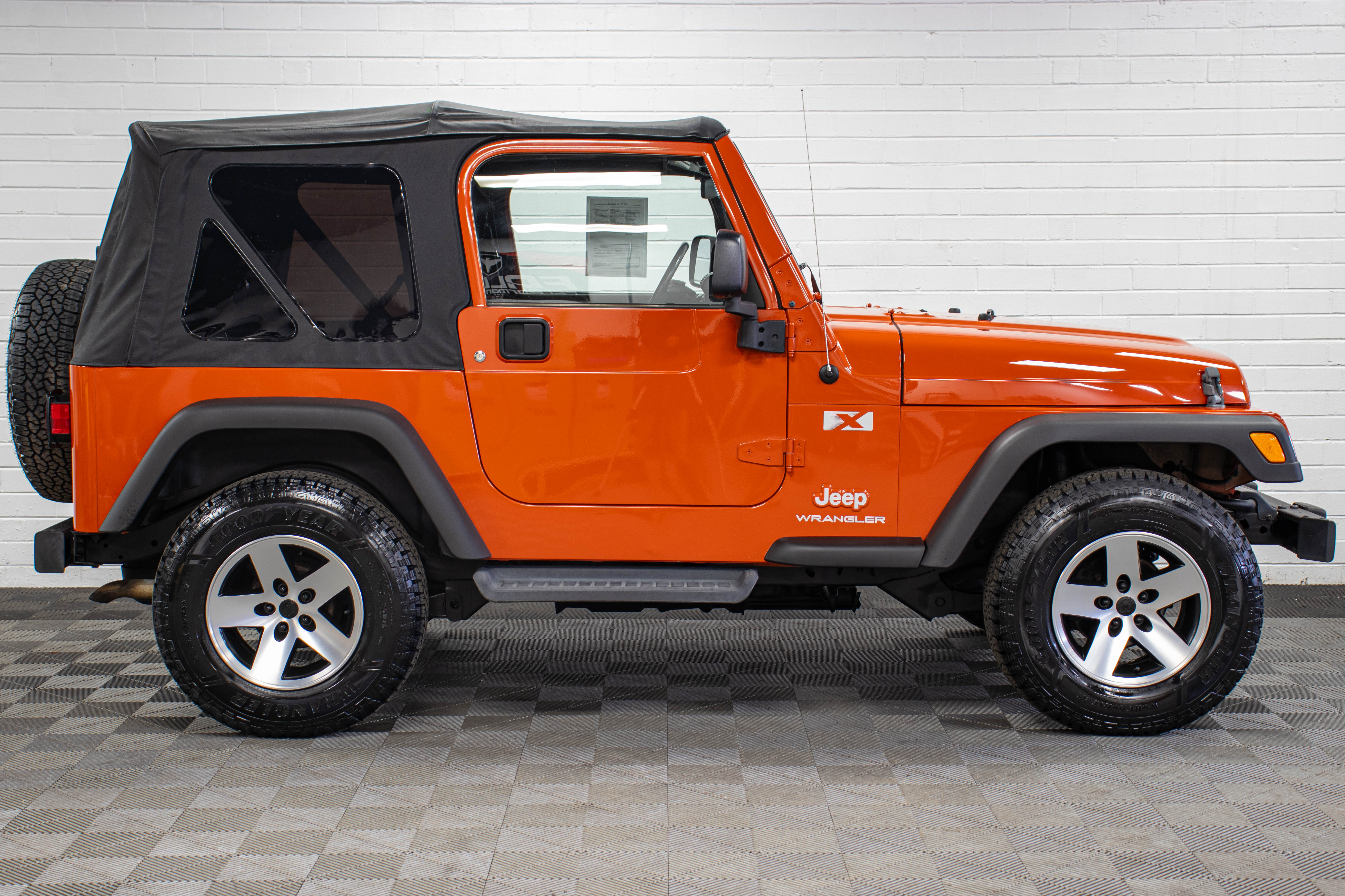 Pre-Owned 2006 Jeep Wrangler TJ X Soft Top Impact Orange - SOLD