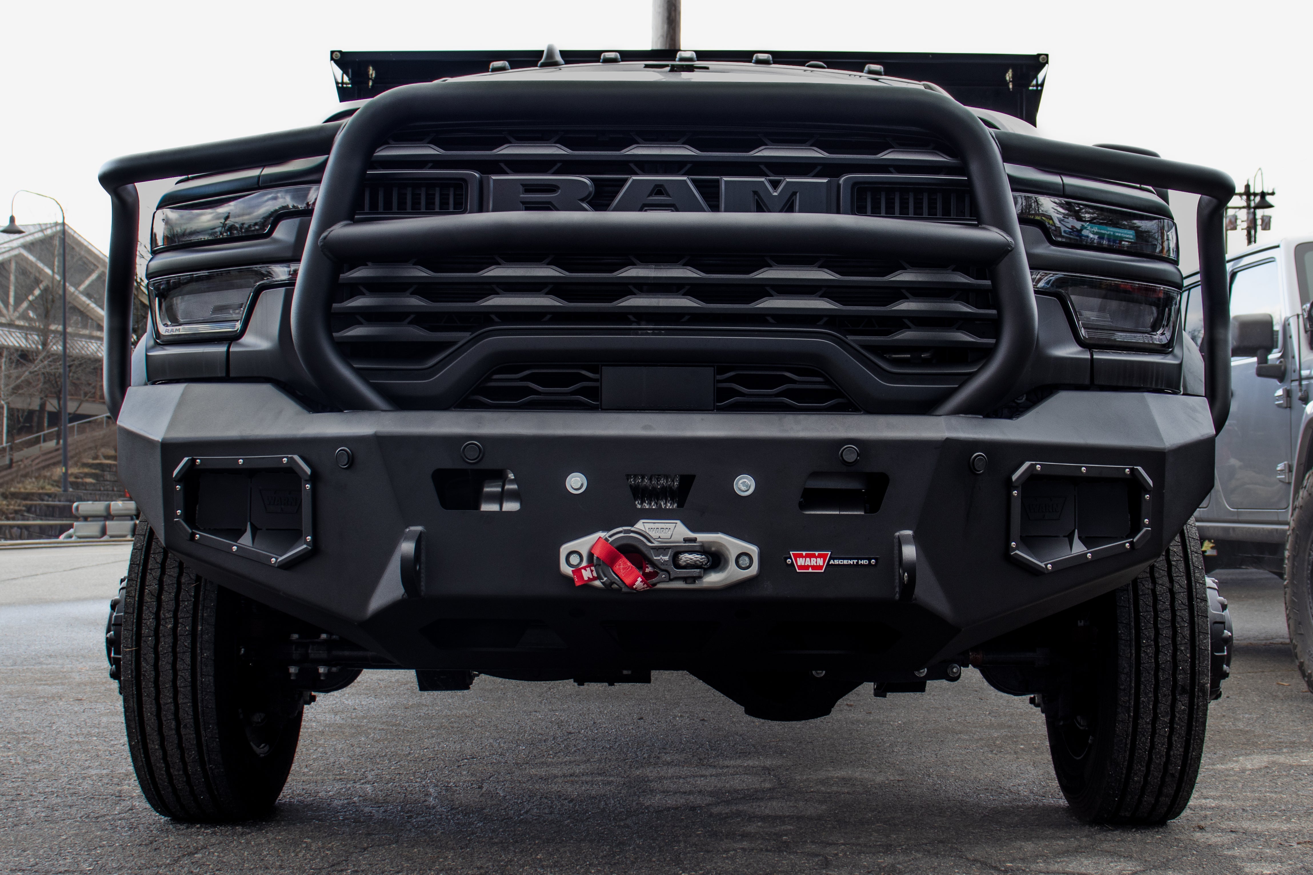 Warn Ascent HD Bumper Ram 2500/3500 Full Guard Model 107002