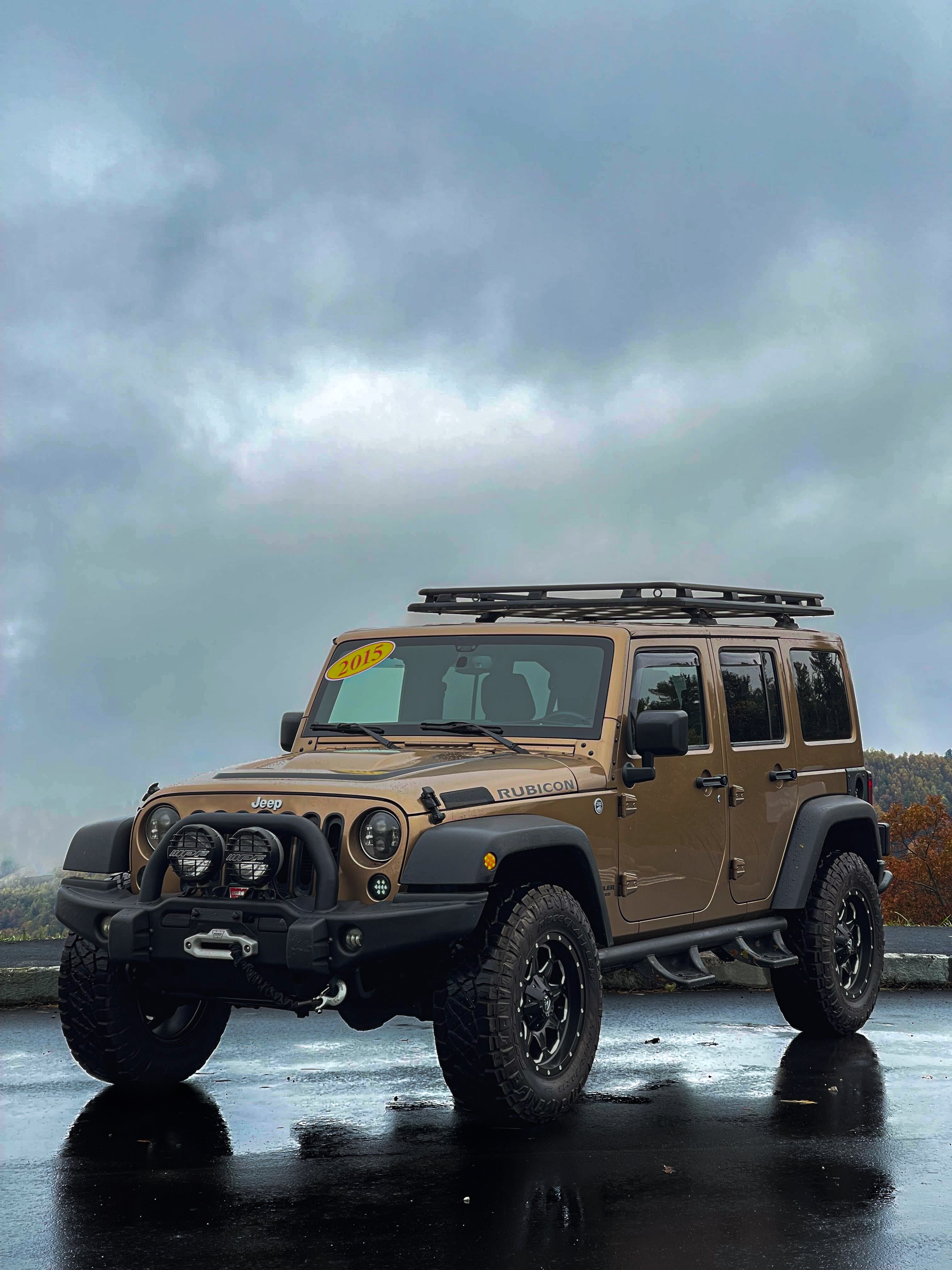 Pre-Owned 2015 Jeep Wrangler JKUR Hard Top Copper Brown - SOLD