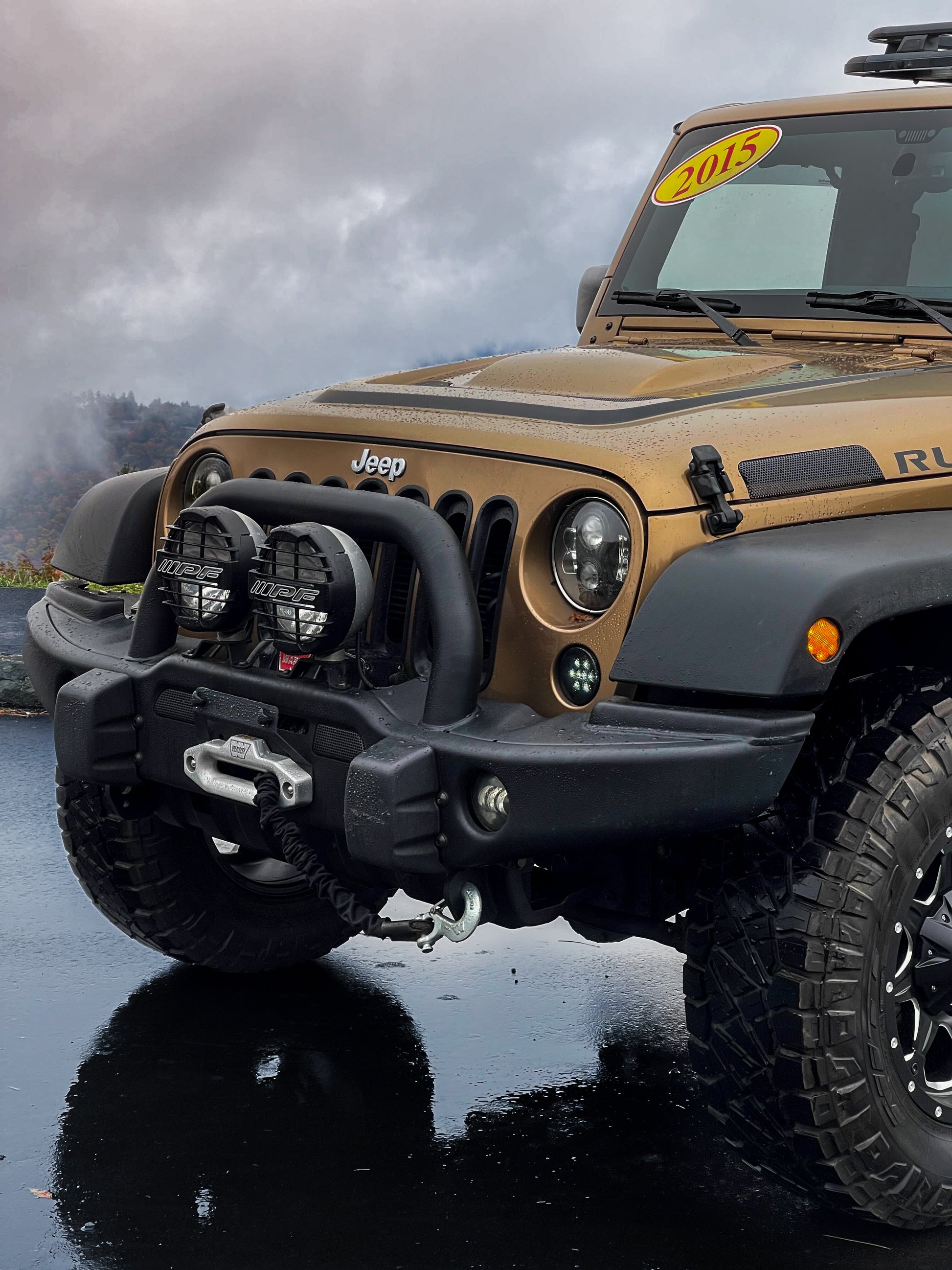 Pre-Owned 2015 Jeep Wrangler JKUR Hard Top Copper Brown - SOLD