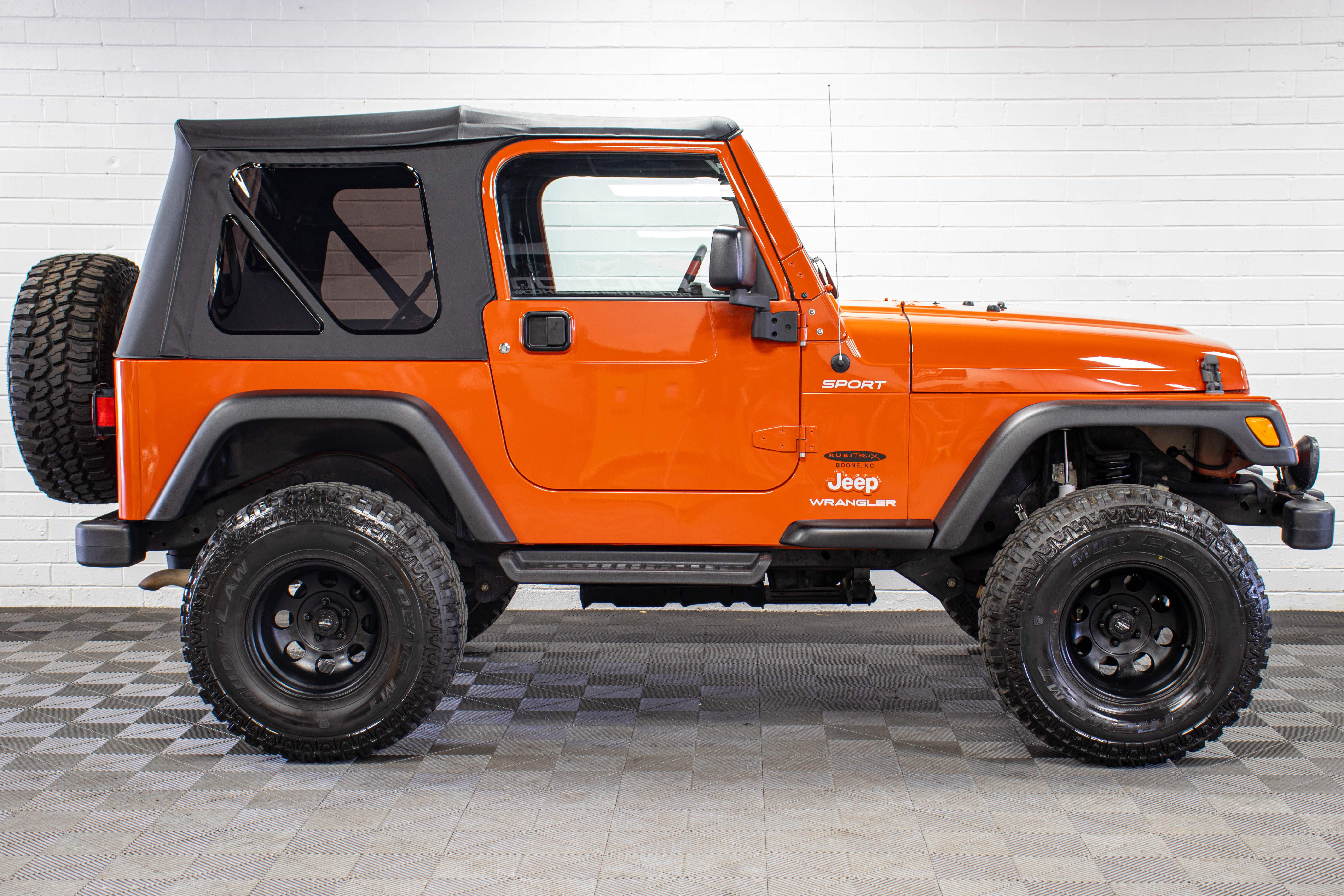 Pre-Owned 2006 Jeep Wrangler TJ Sport Soft Top Impact Orange, 54k Miles