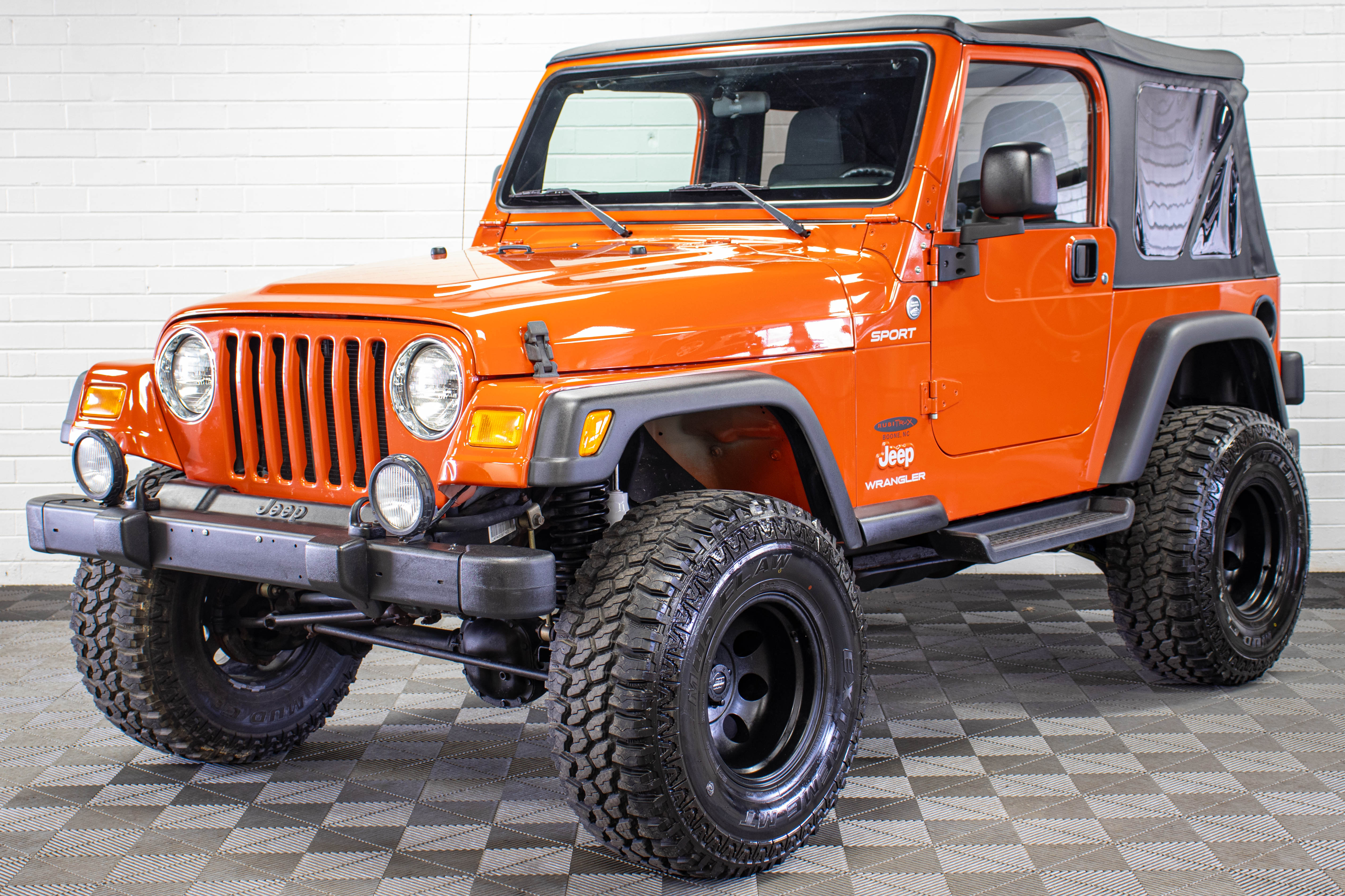 2006 Jeep Wrangler TJ Sport Soft Top Impact Orange, 54k Miles