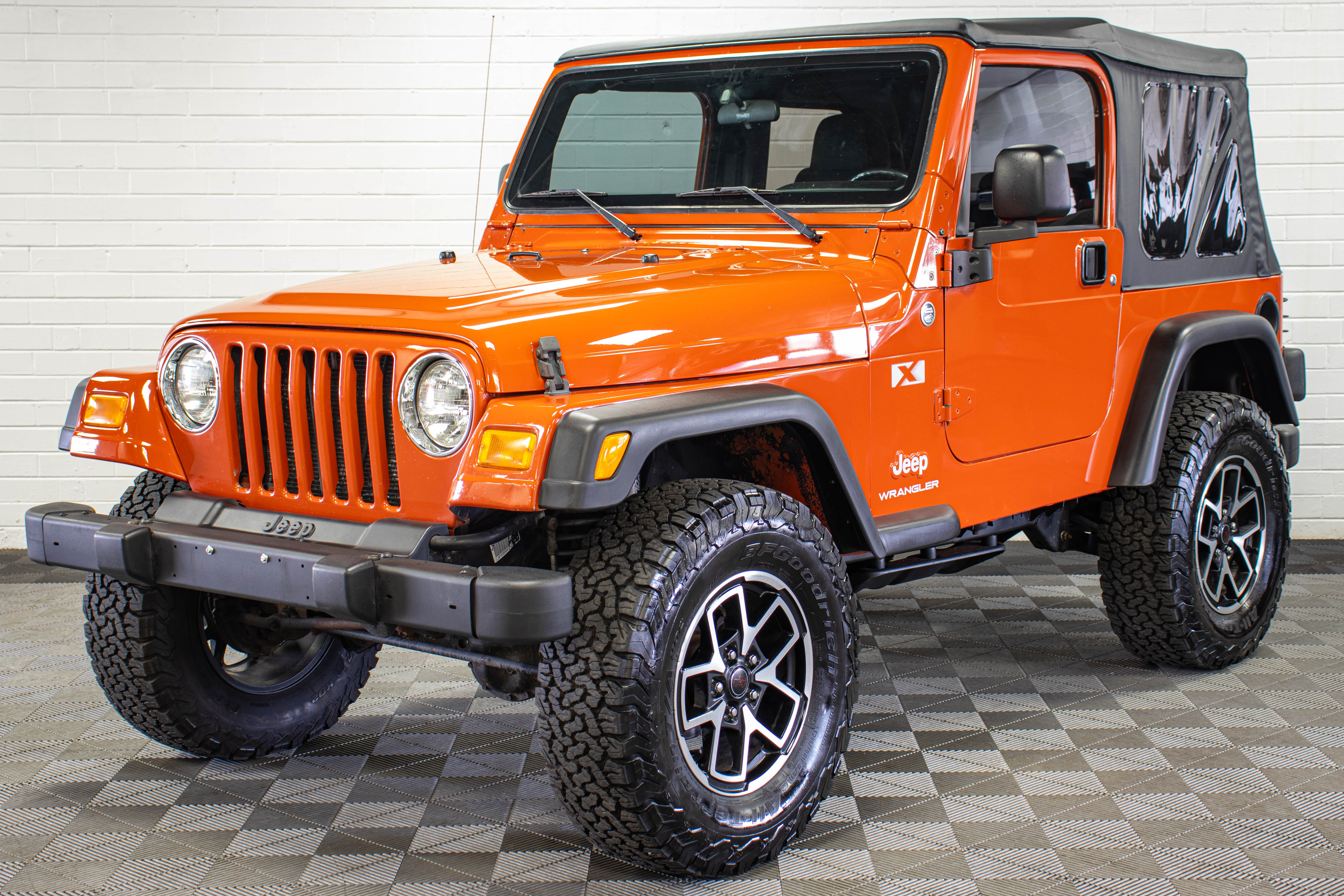 2006 Jeep Wrangler TJ X Soft Top Impact Orange, 72k Miles