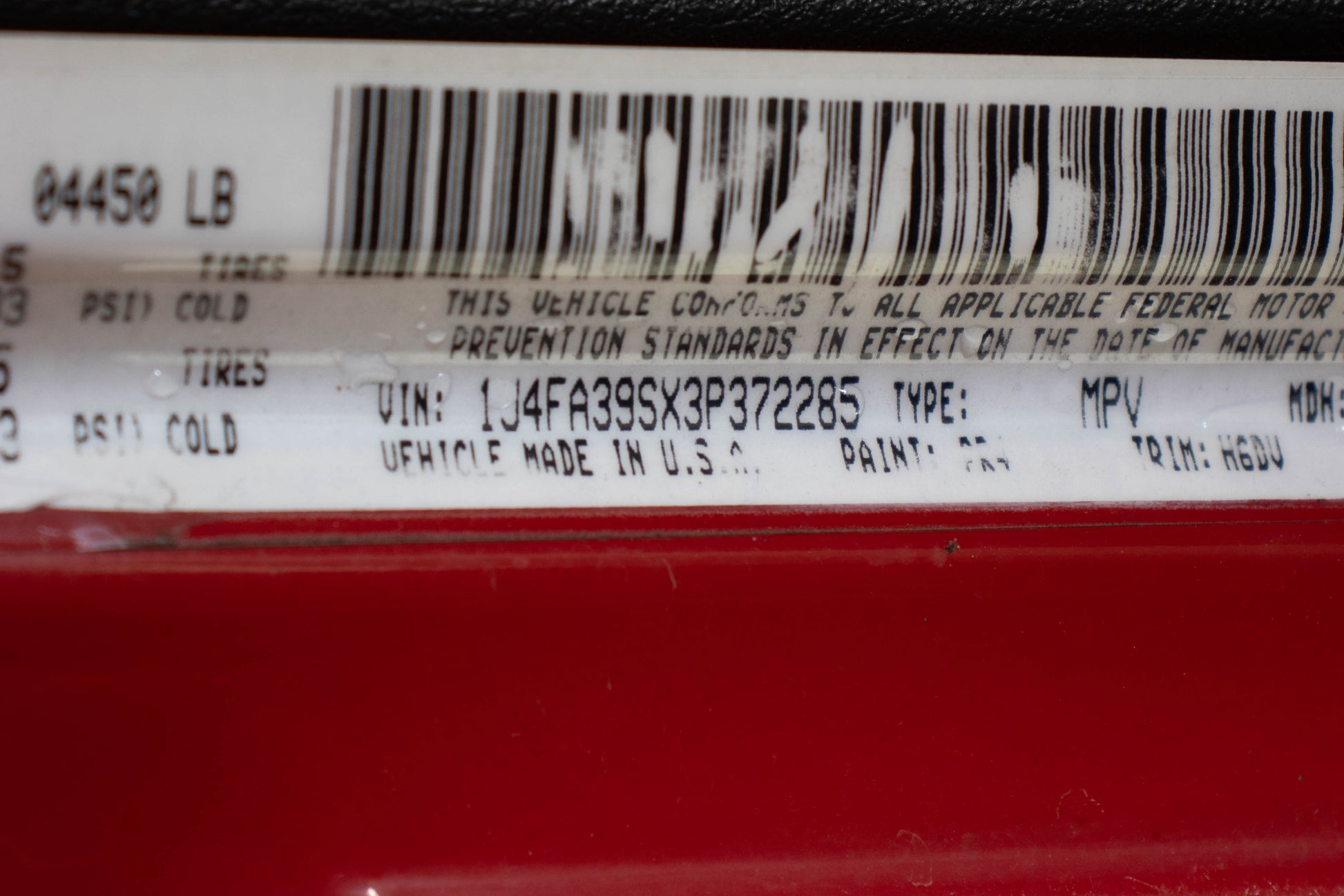 Pre-Owned 2003 Jeep Wrangler TJ X Soft Top Flame Red - SOLD