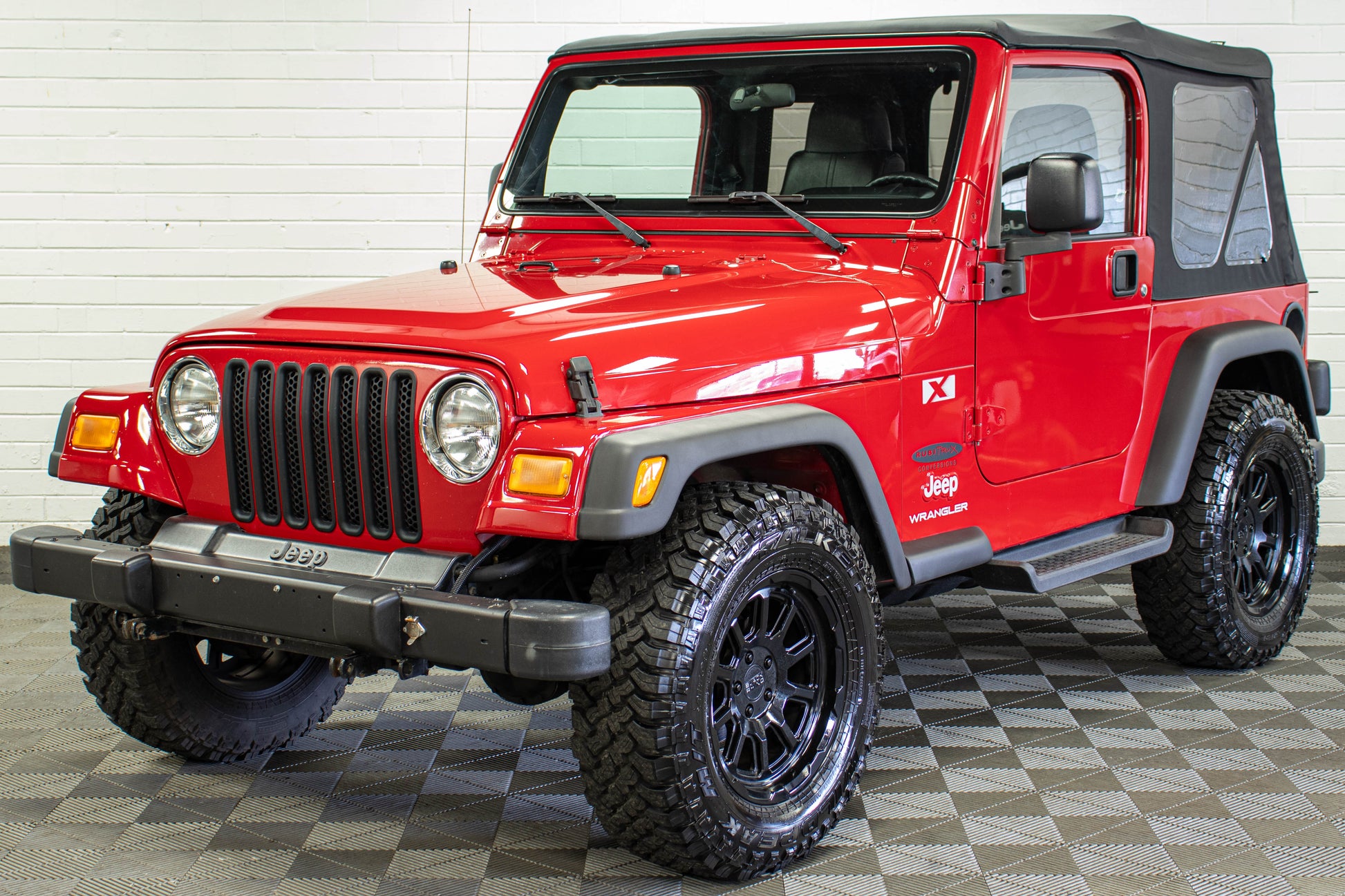 Pre-Owned 2003 Jeep Wrangler TJ X Soft Top Flame Red - SOLD