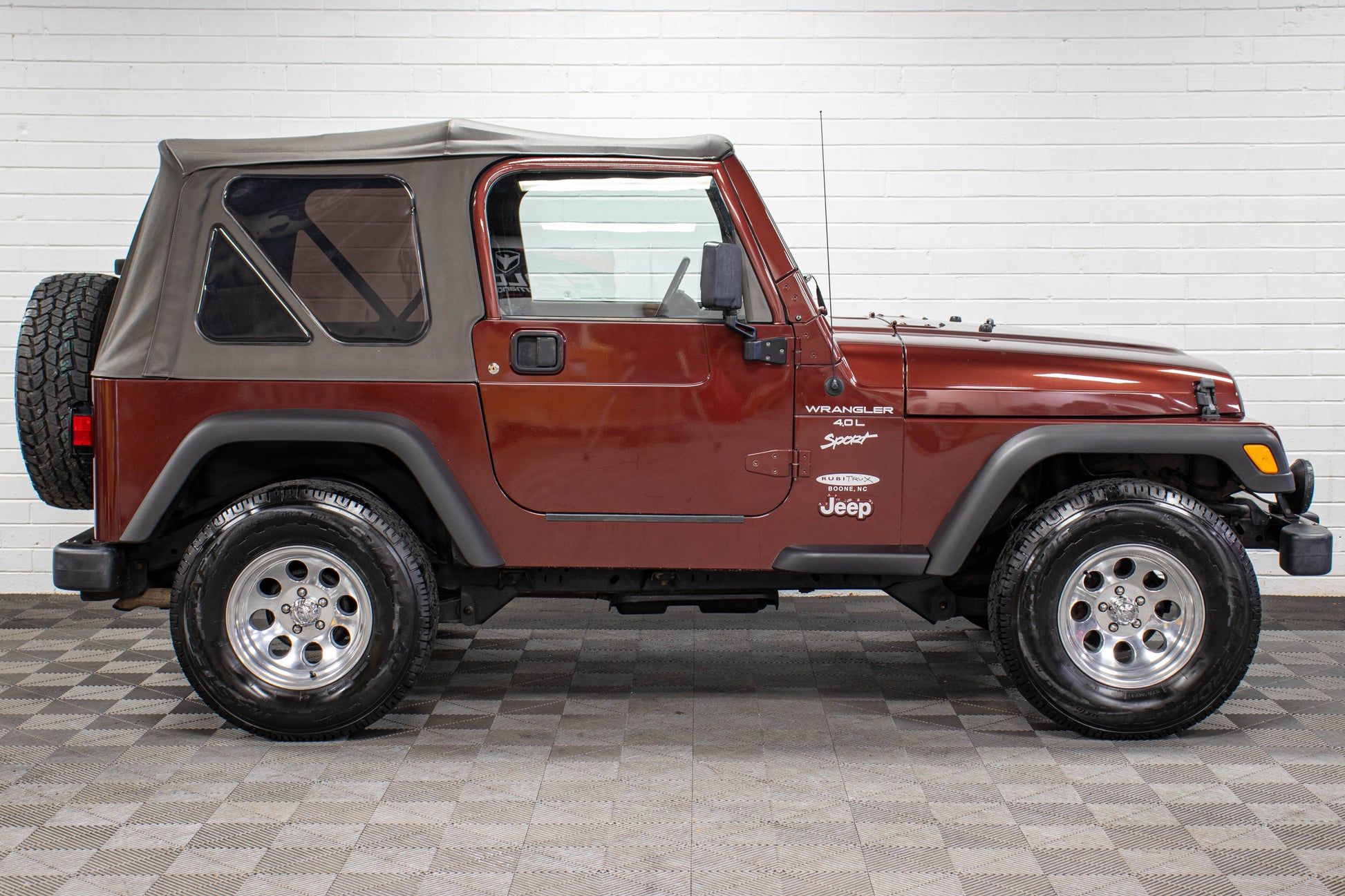 2001 Jeep Wrangler TJ Sport Soft Top Sienna Pearl - SOLD