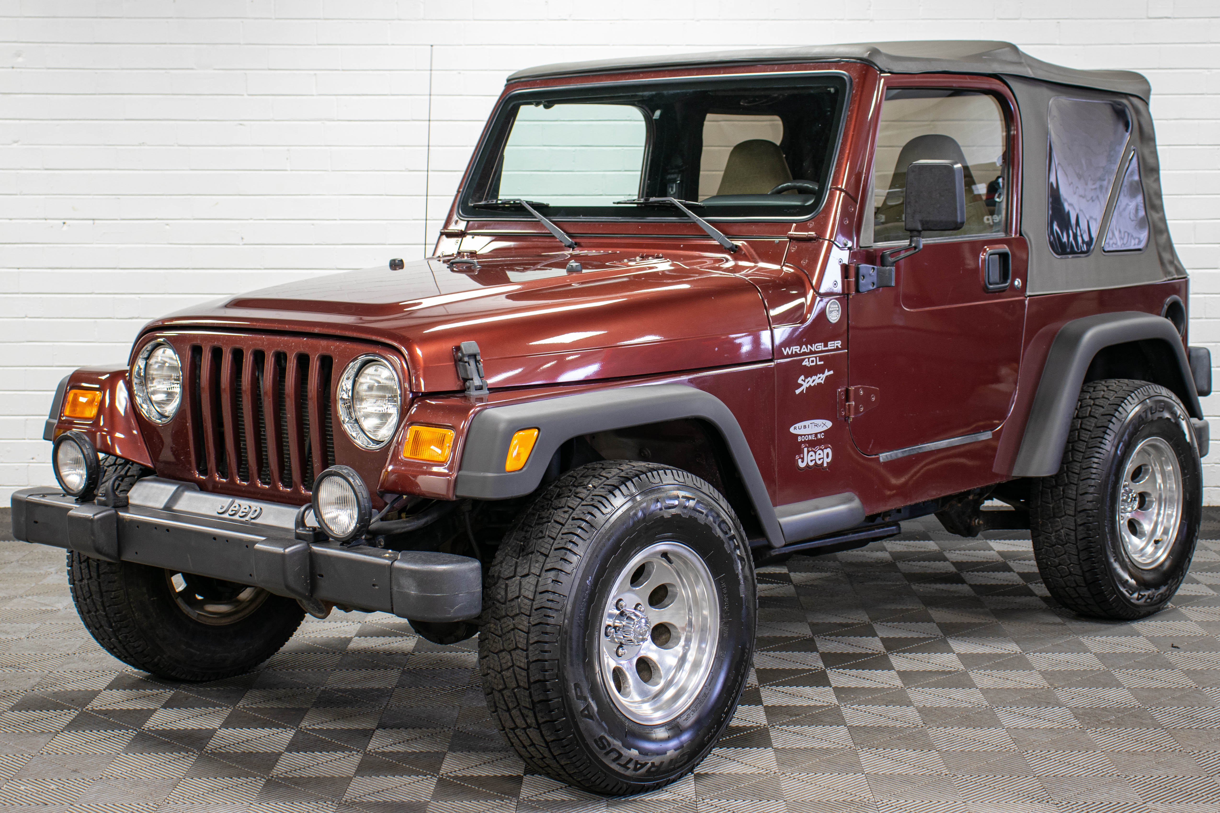 2001 Jeep Wrangler TJ Sport Soft Top Sienna Pearl - SOLD