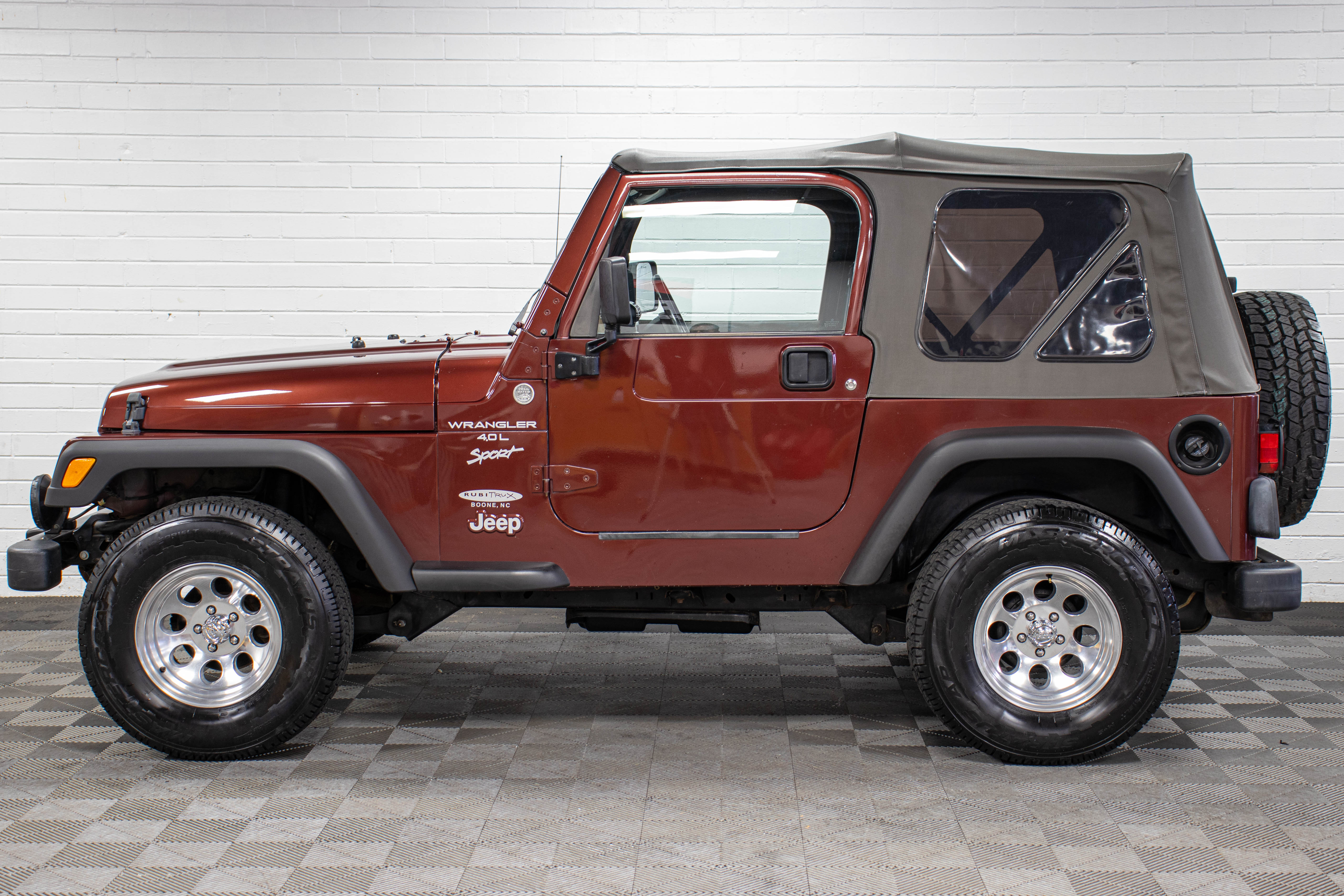 2001 Jeep Wrangler TJ Sport Soft Top Sienna Pearl - SOLD
