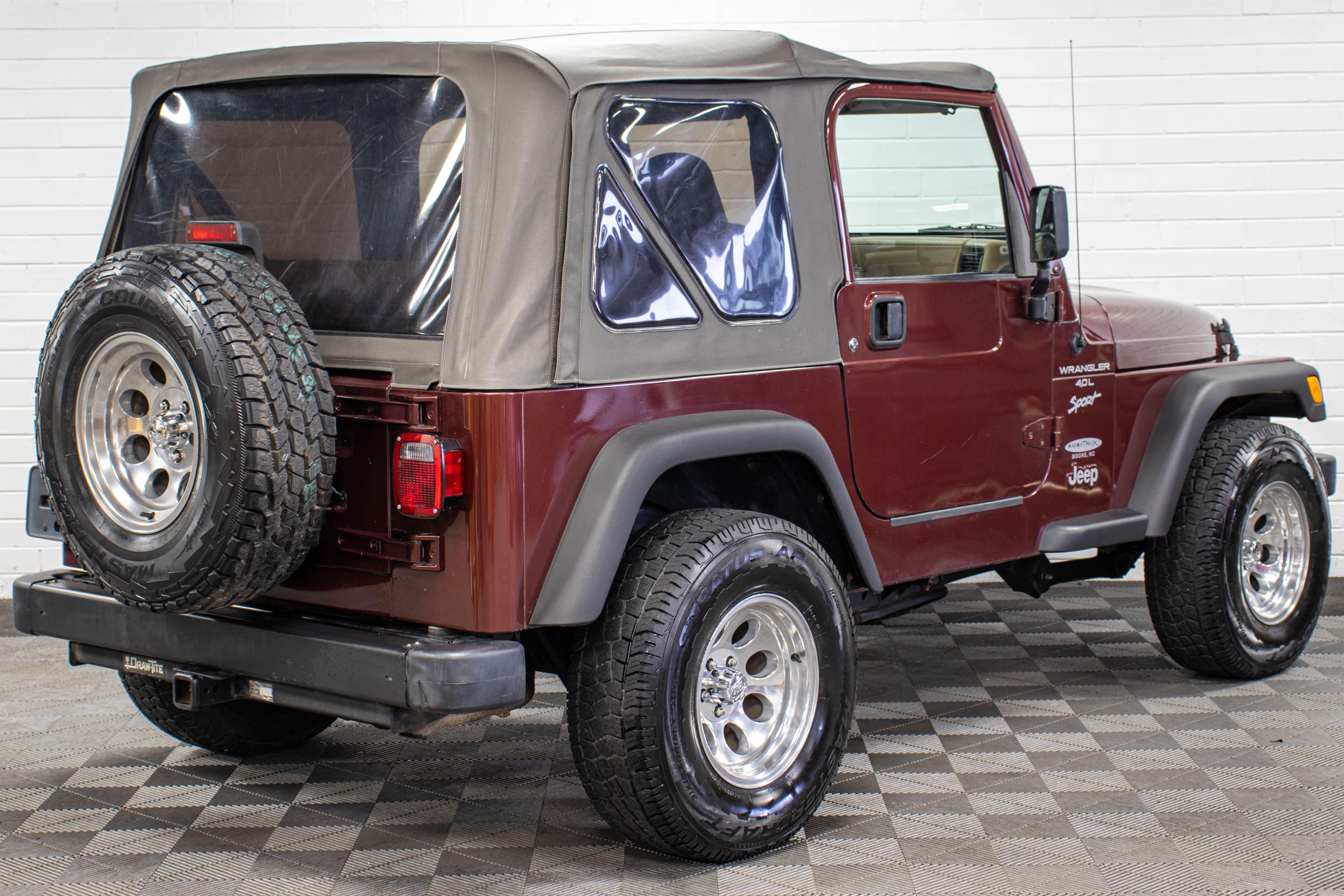 2001 Jeep Wrangler TJ Sport Soft Top Sienna Pearl - SOLD