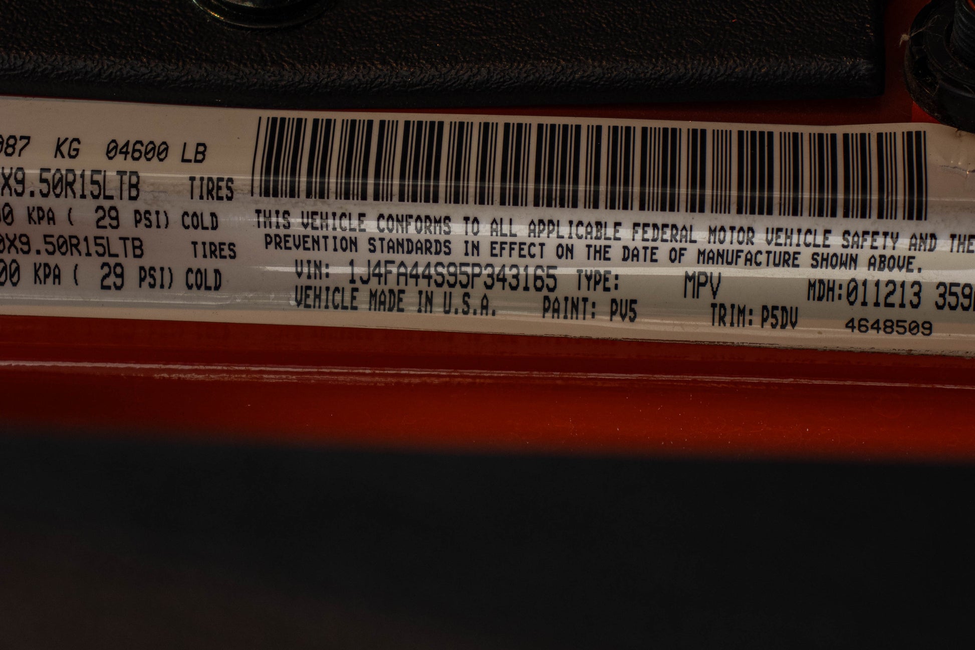 2005 Jeep Wrangler TJ Unlimited Hard Top Orange, 69k Miles