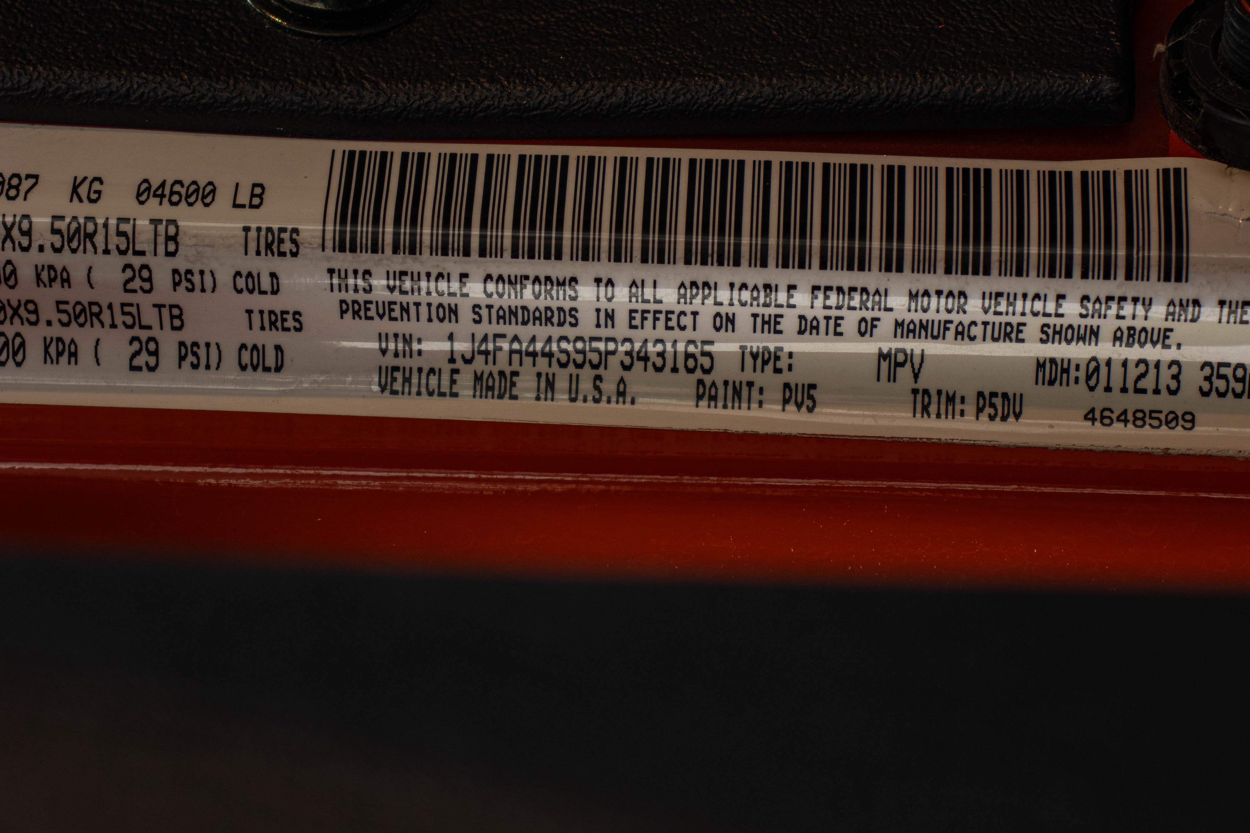 2005 Jeep Wrangler TJ Unlimited Hard Top Orange, 69k Miles