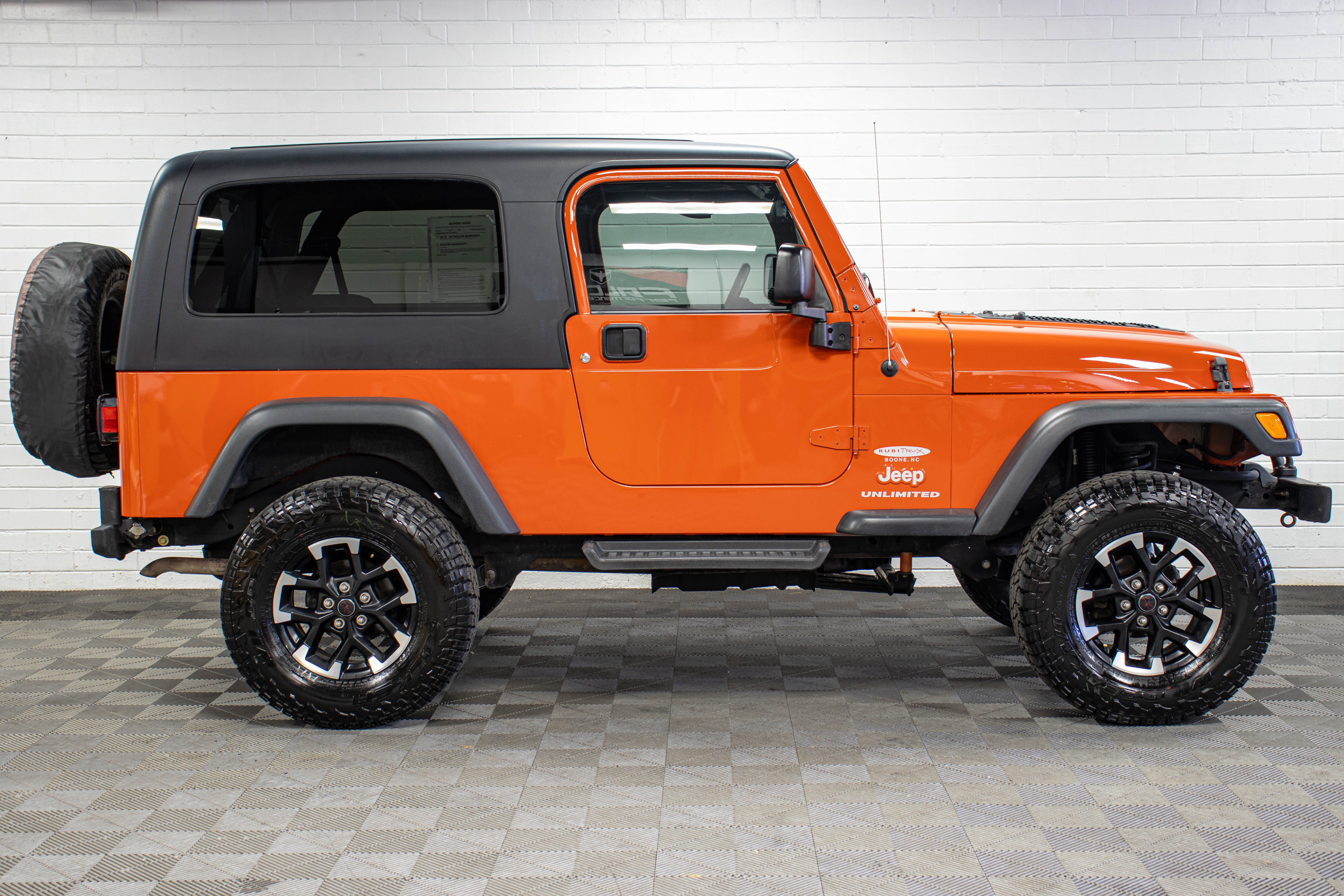Pre-Owned 2005 Jeep Wrangler TJ Unlimited Hard Top Impact Orange, 69k Miles