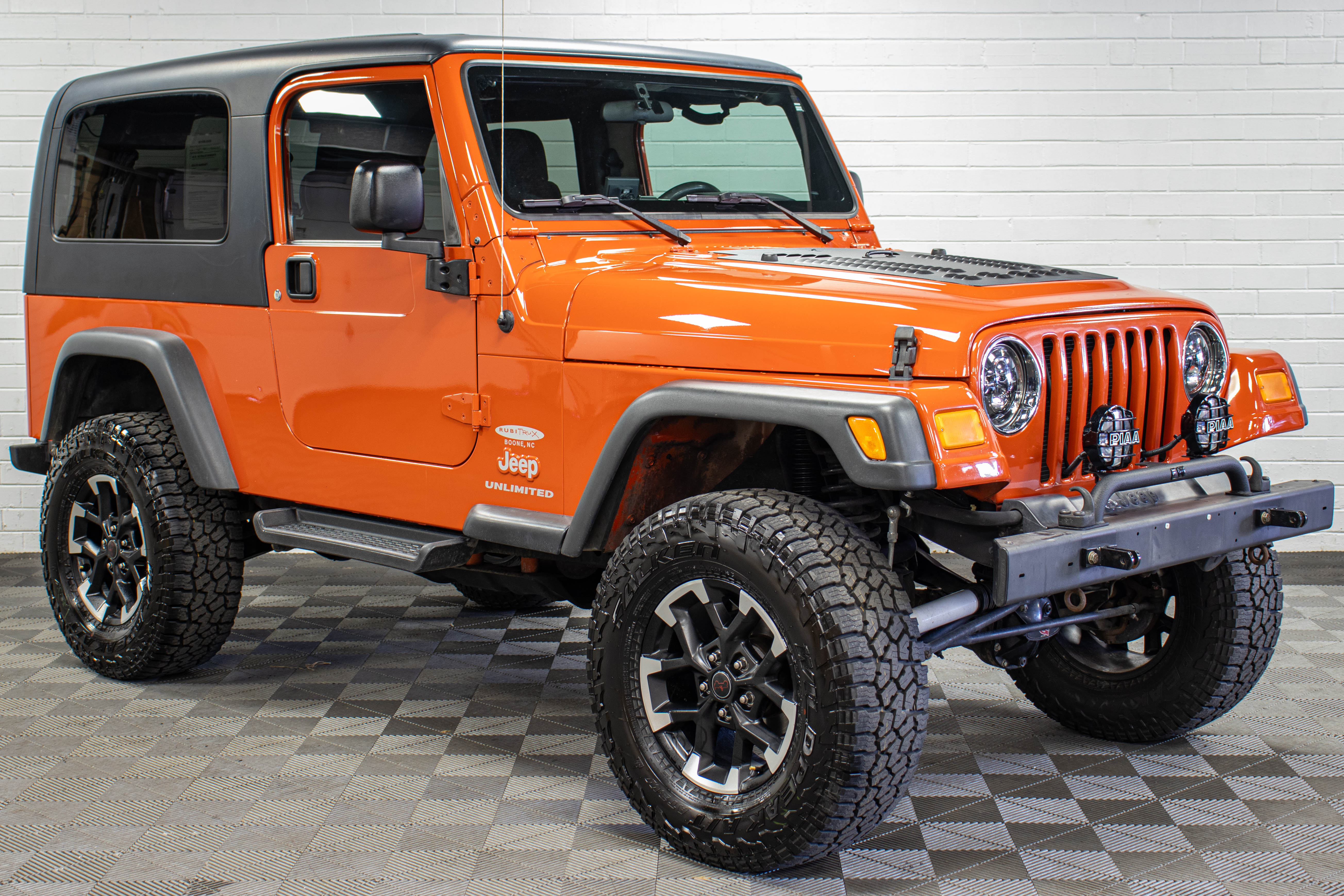 Pre-Owned 2005 Jeep Wrangler TJ Unlimited Hard Top Impact Orange, 69k Miles