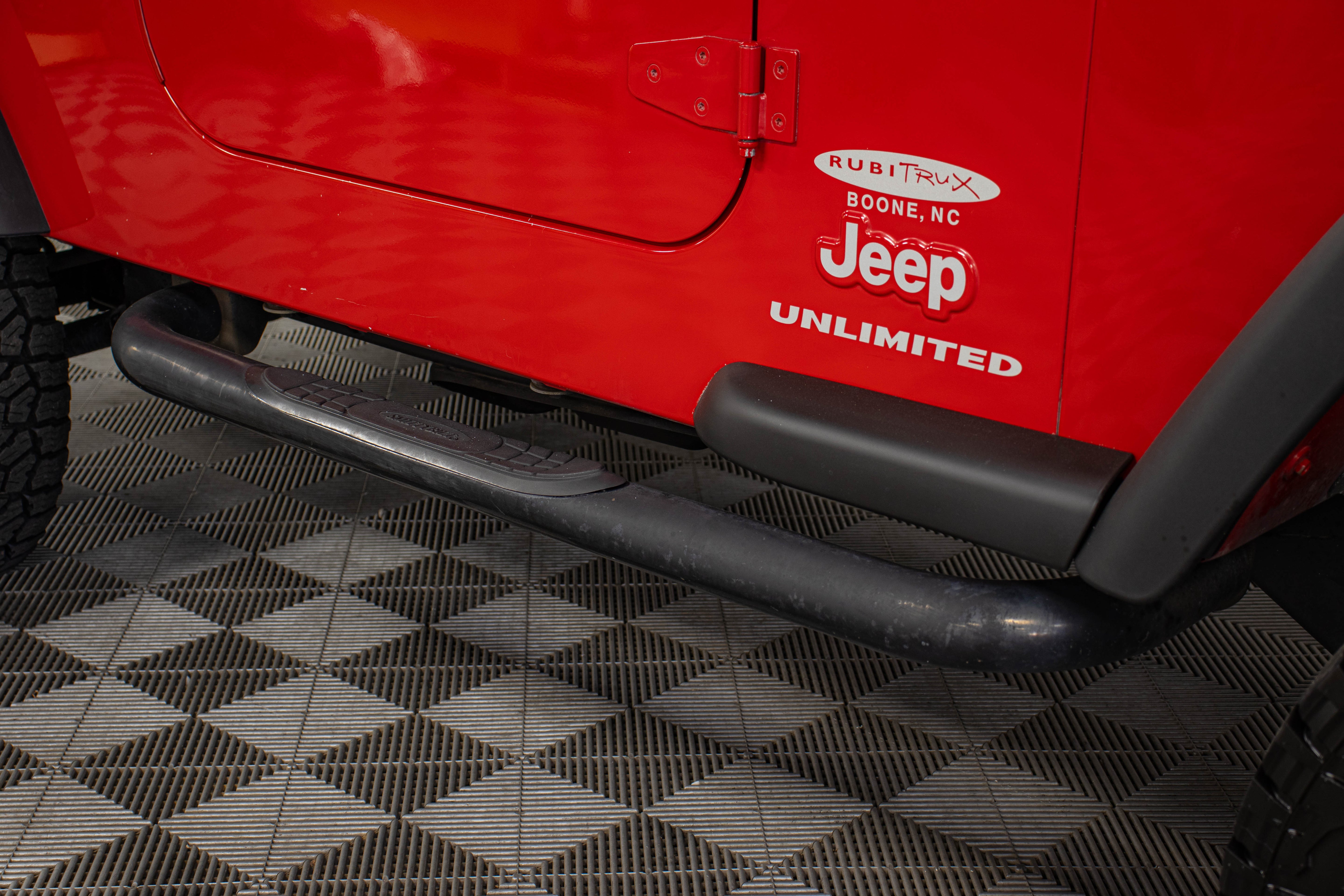 2004 Jeep Wrangler TJ Unlimited Soft Top Flame Red - SOLD