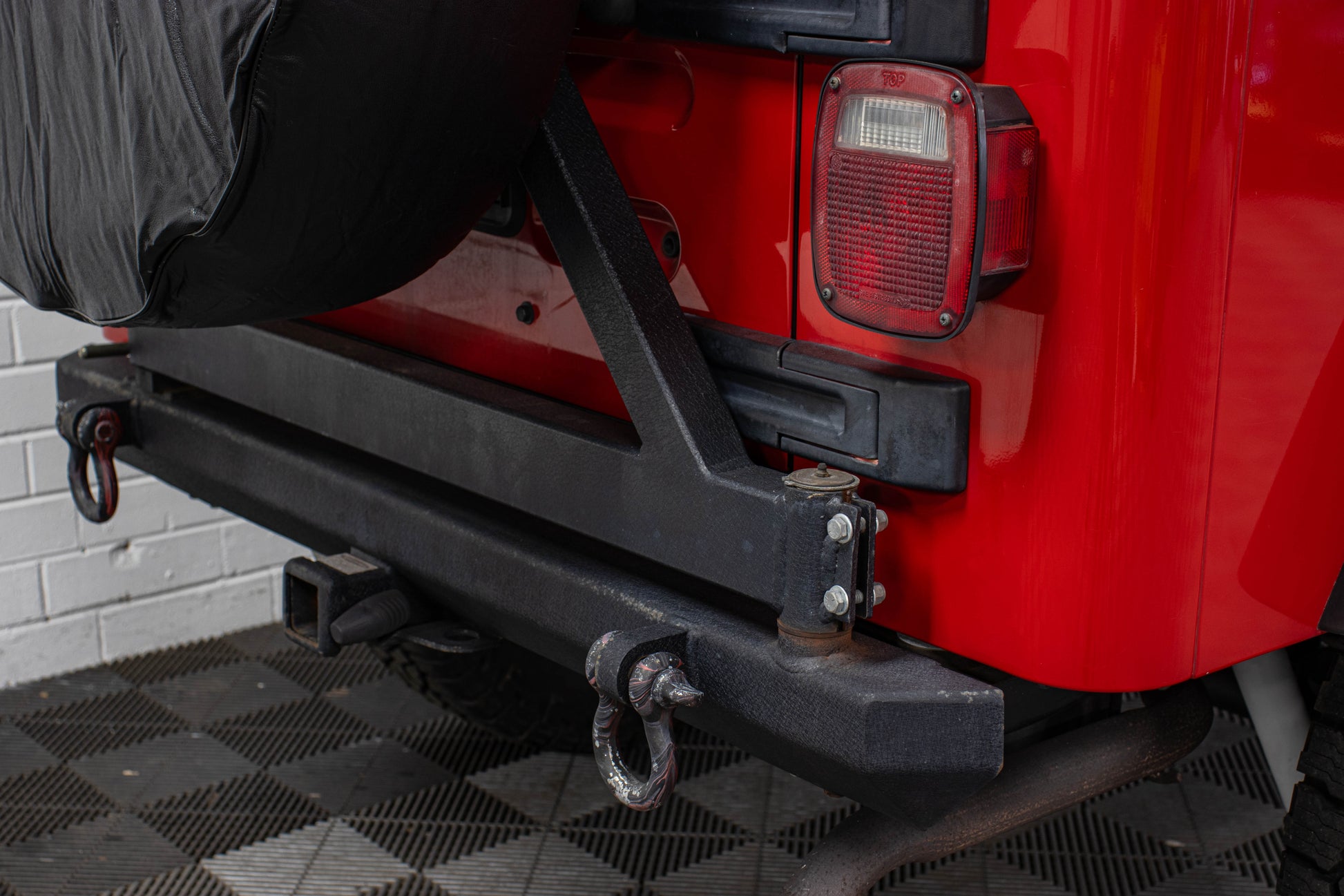 2004 Jeep Wrangler TJ Unlimited Soft Top Flame Red - SOLD