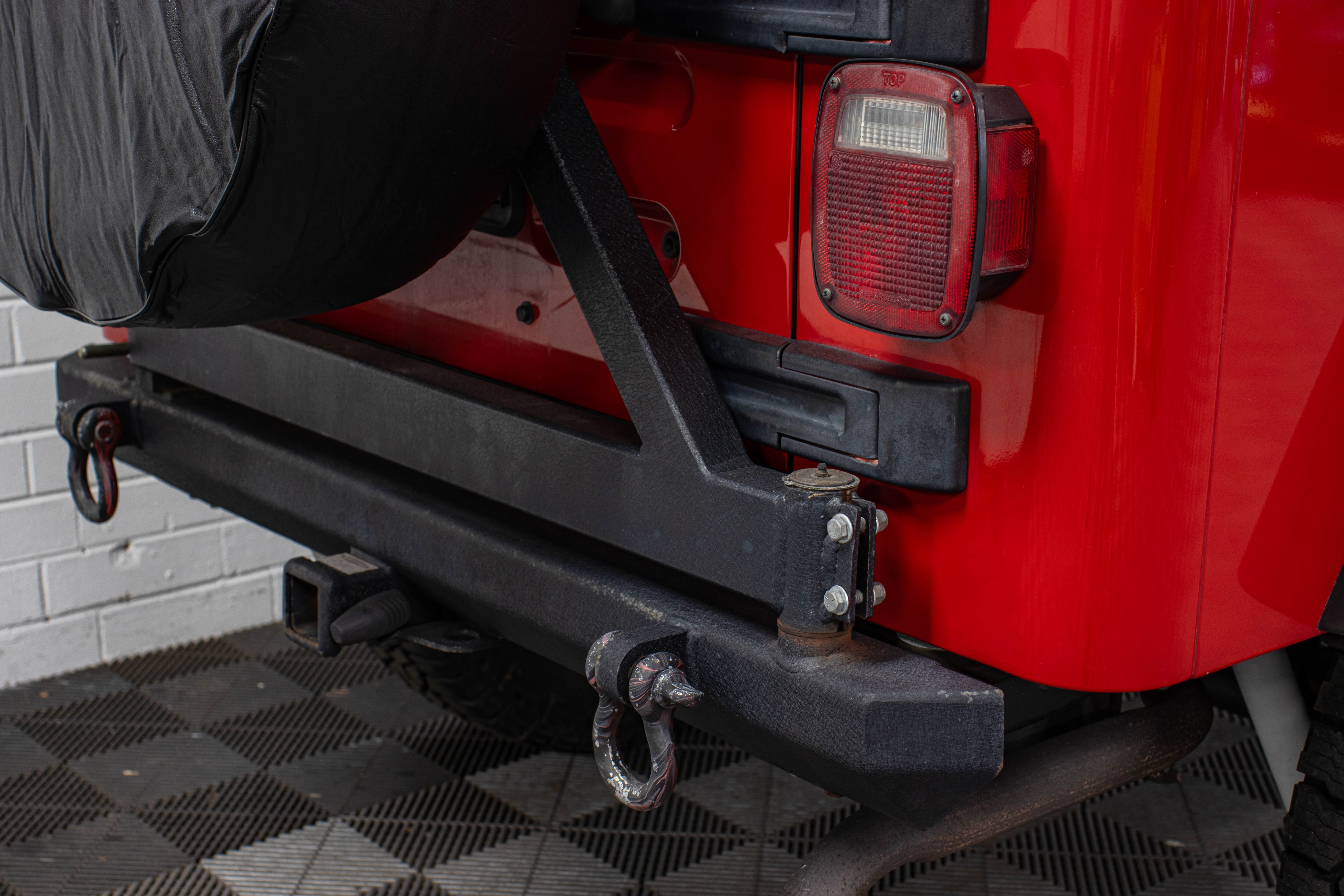2004 Jeep Wrangler TJ Unlimited Soft Top Flame Red - SOLD
