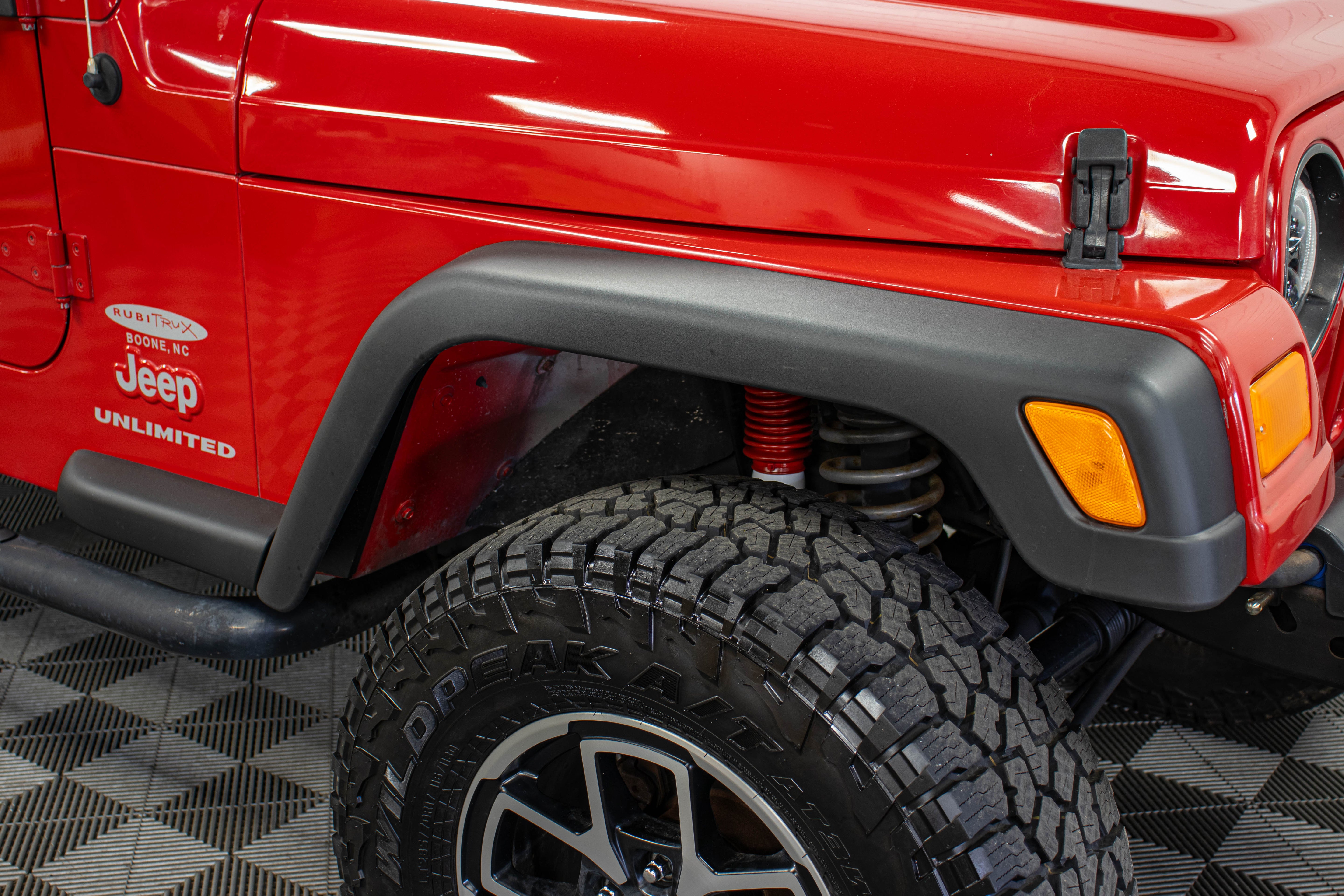 2004 Jeep Wrangler TJ Unlimited Soft Top Flame Red - SOLD
