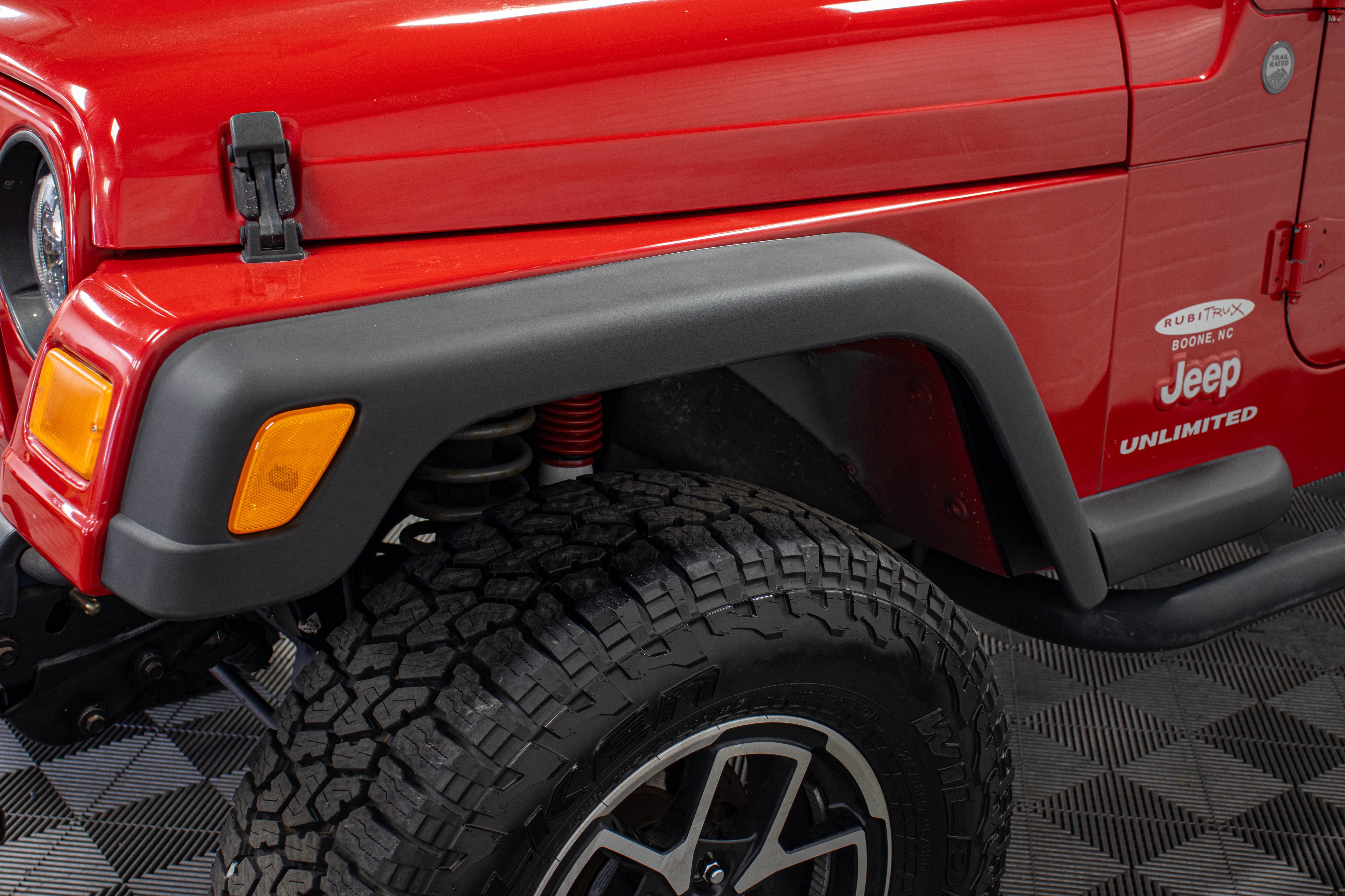 2004 Jeep Wrangler TJ Unlimited Soft Top Flame Red - SOLD