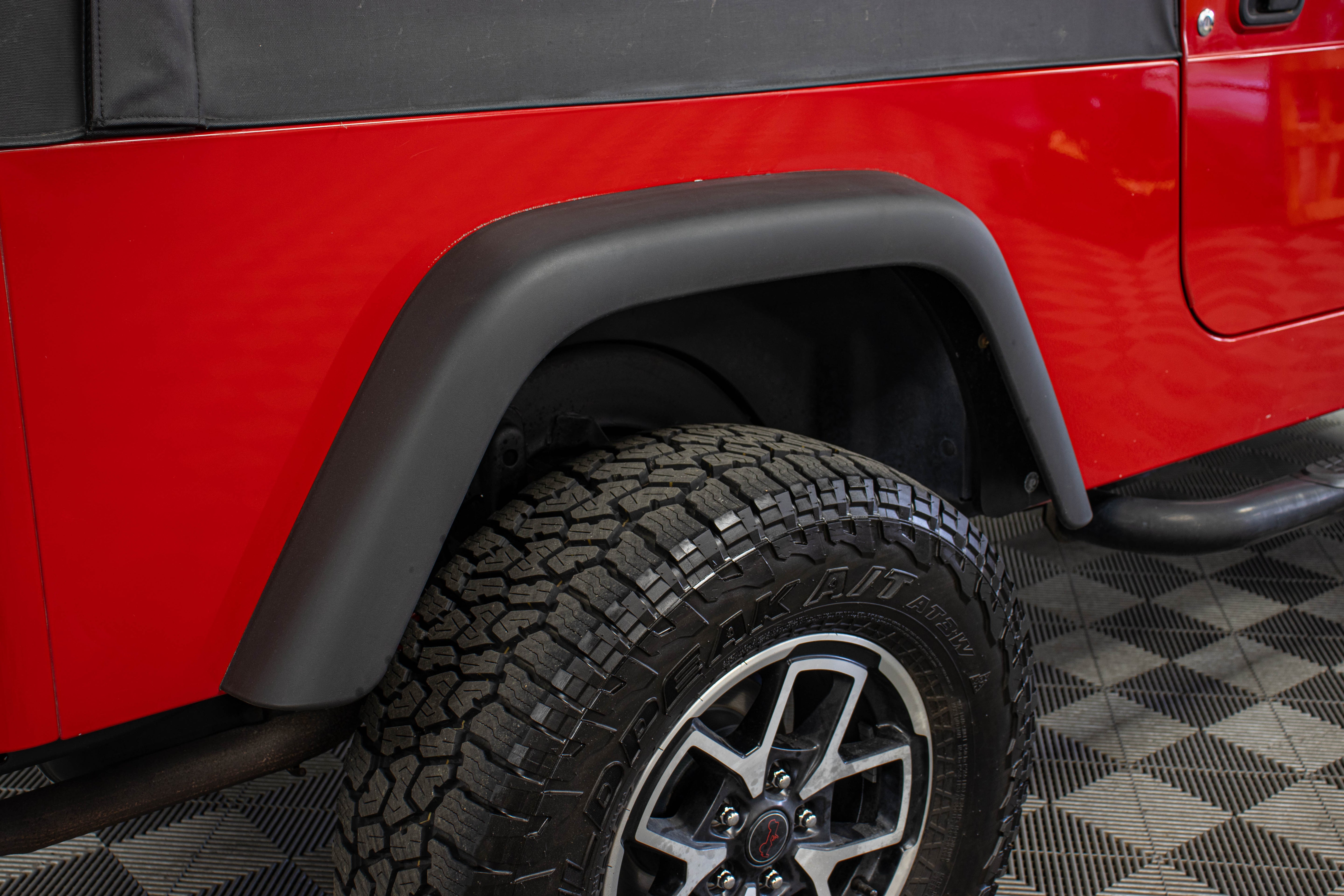 2004 Jeep Wrangler TJ Unlimited Soft Top Flame Red - SOLD