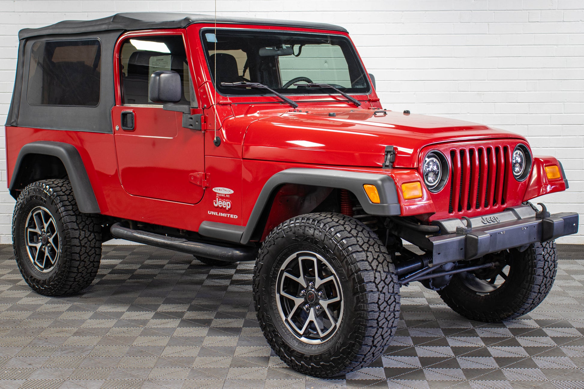 2004 Jeep Wrangler TJ Unlimited Soft Top Flame Red - SOLD