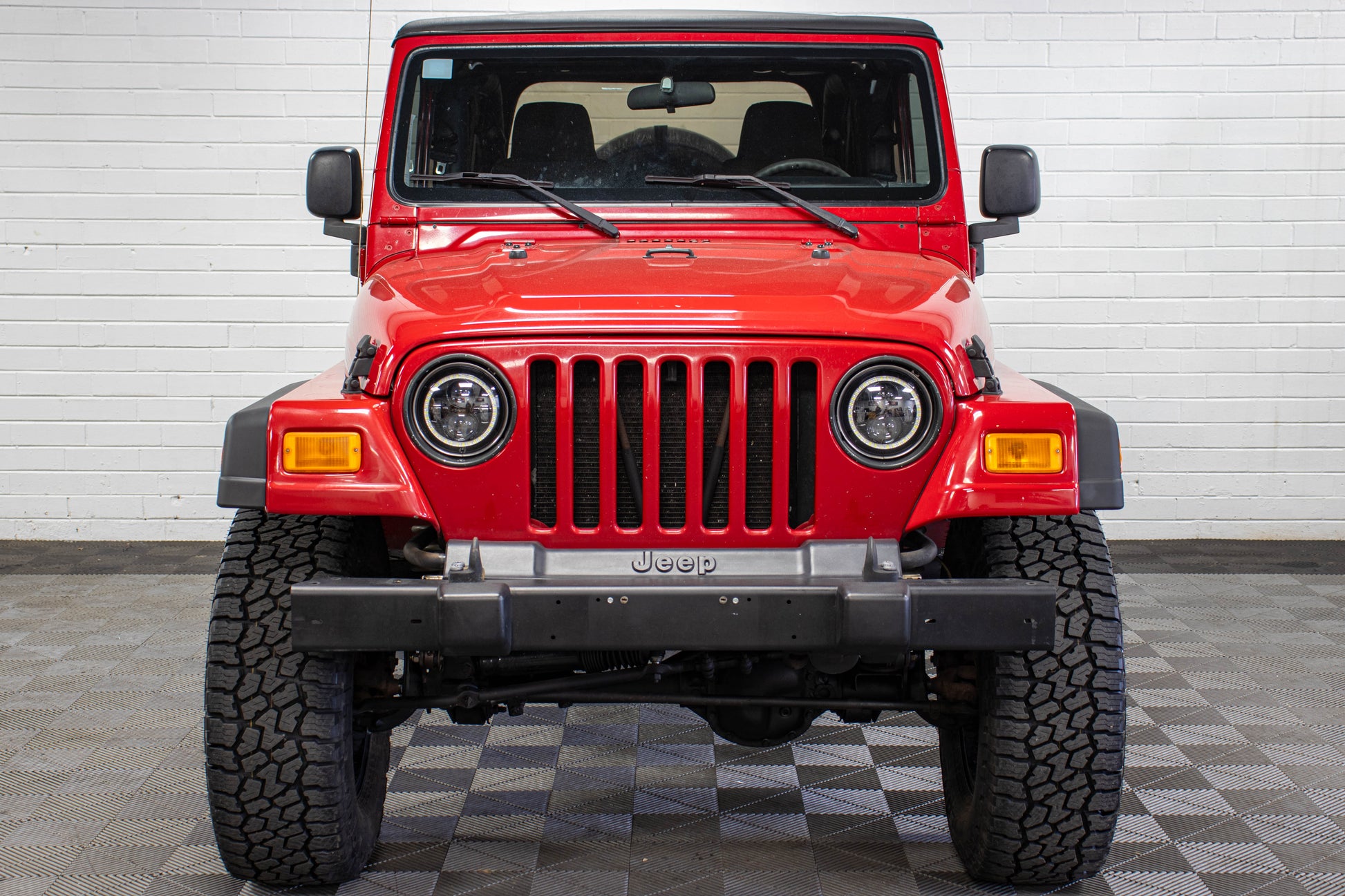 2004 Jeep Wrangler TJ Unlimited Soft Top Flame Red - SOLD
