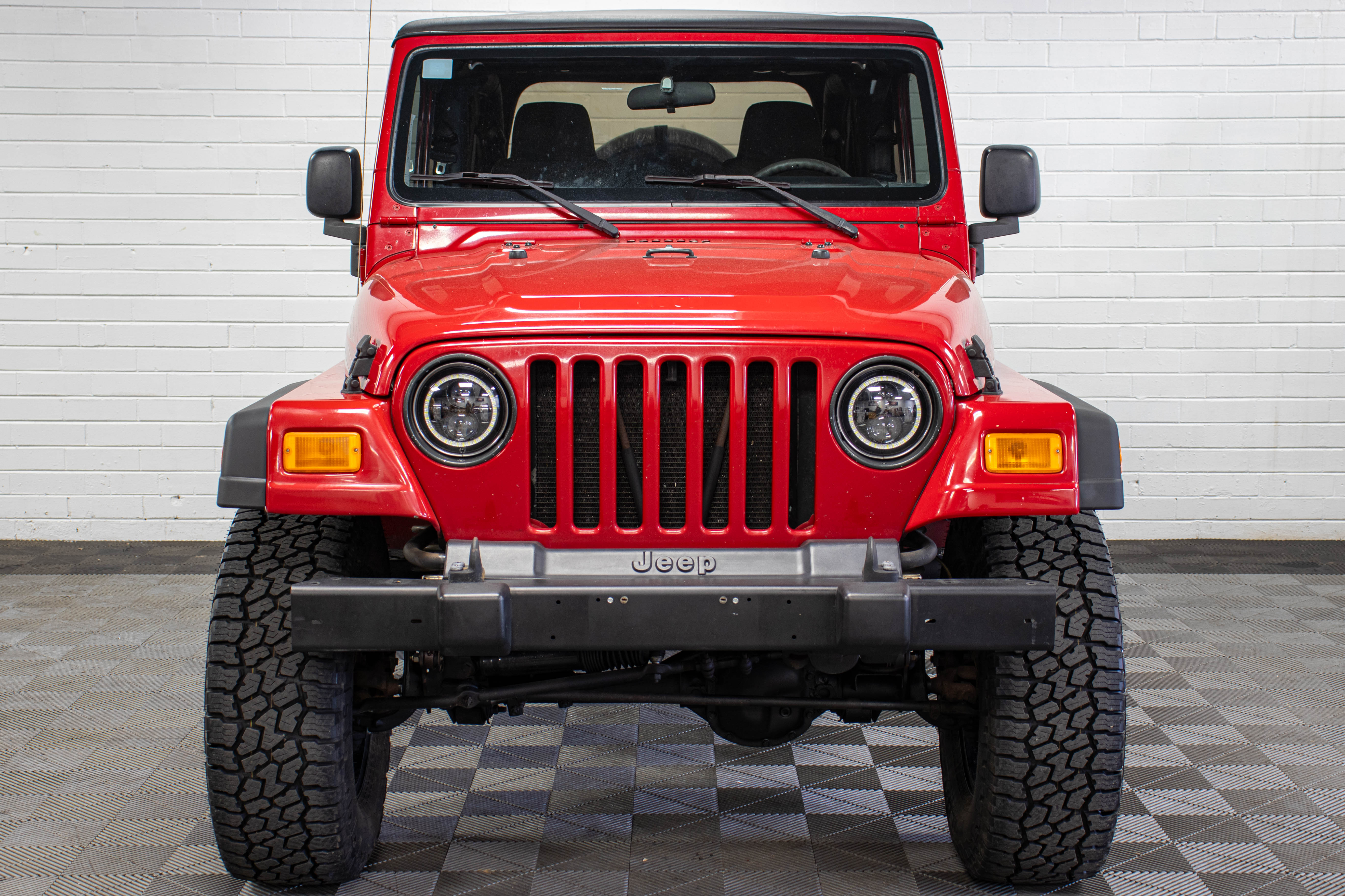2004 Jeep Wrangler TJ Unlimited Soft Top Flame Red - SOLD