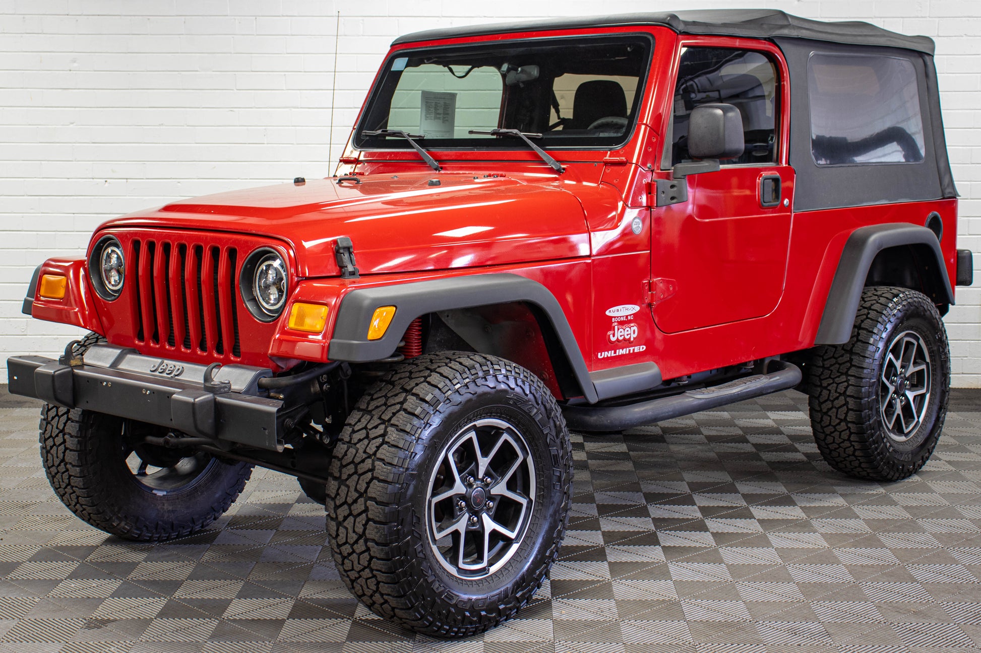 2004 Jeep Wrangler TJ Unlimited Soft Top Flame Red - SOLD