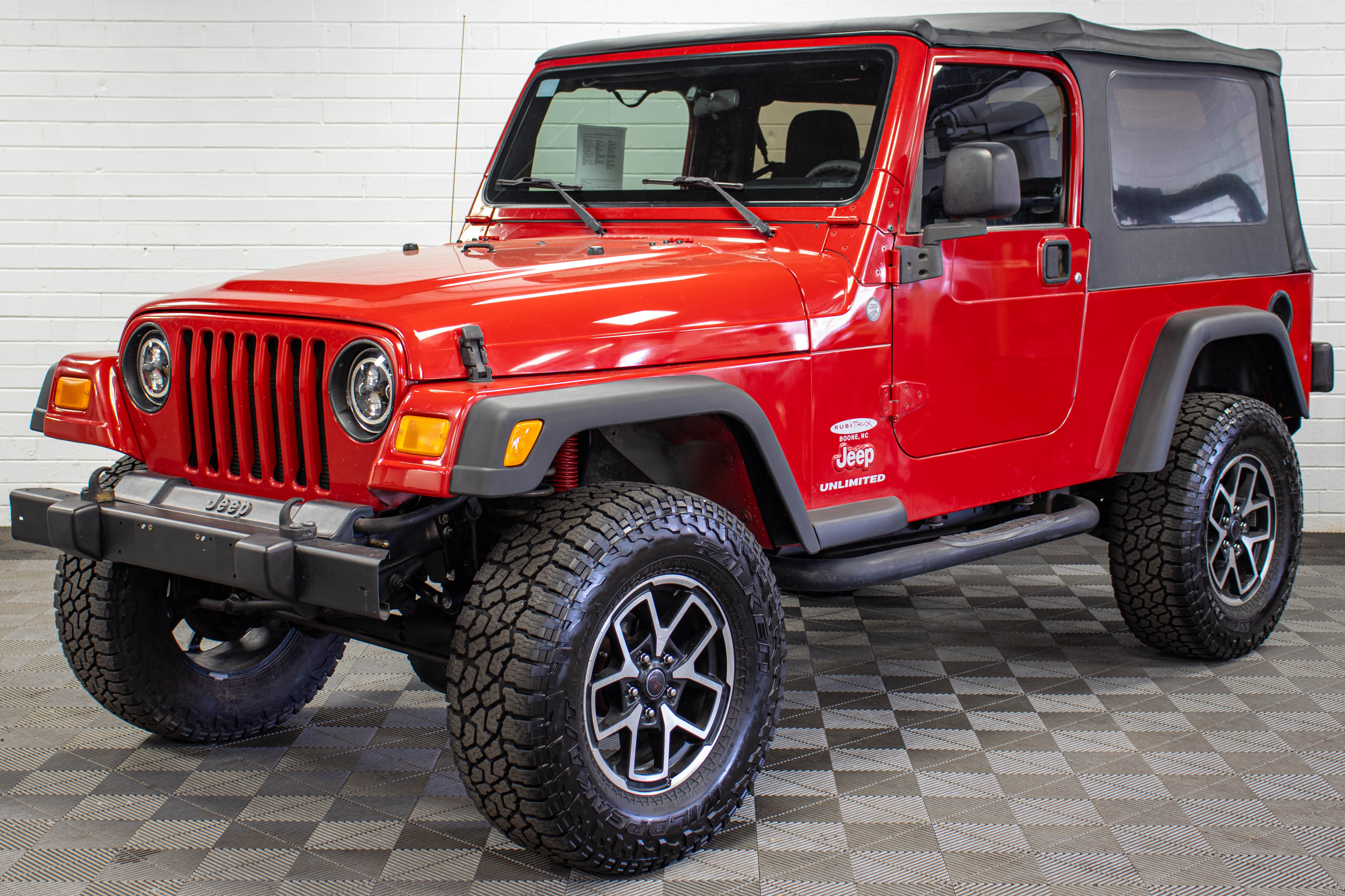 2004 Jeep Wrangler TJ Unlimited Soft Top Flame Red - SOLD