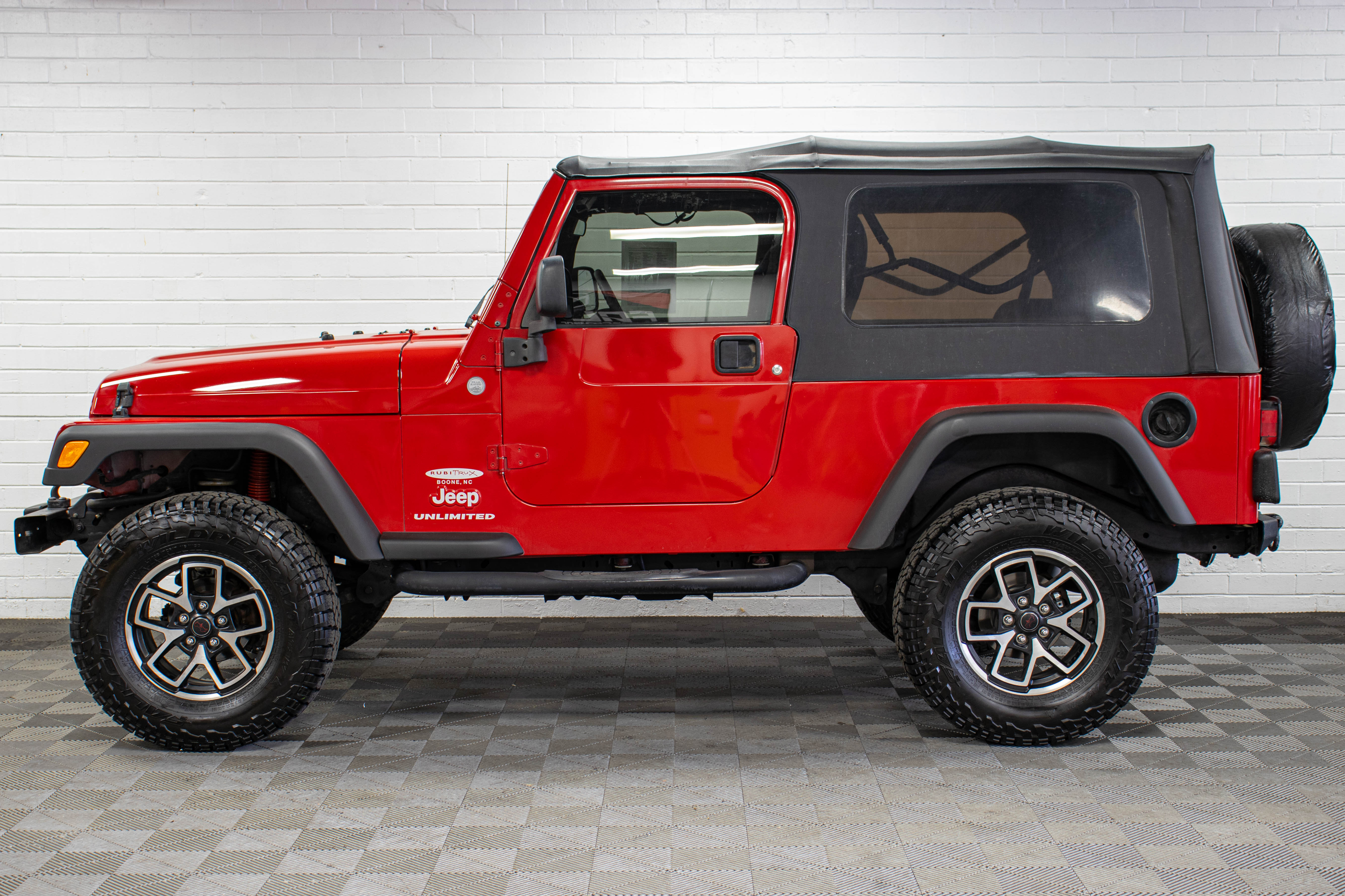 2004 Jeep Wrangler TJ Unlimited Soft Top Flame Red - SOLD